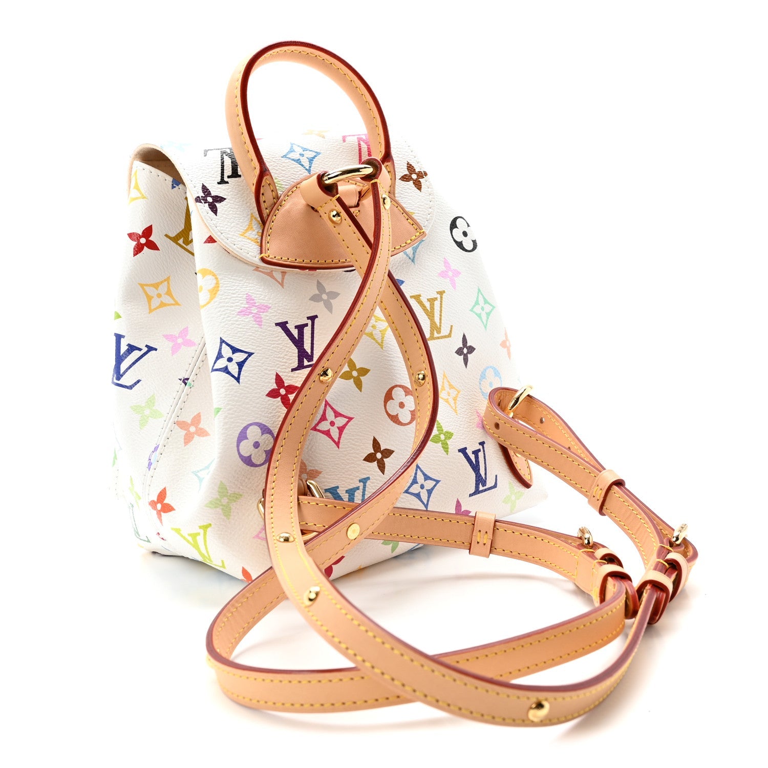 LV X TM Monogram Multicolor Venice Backpack White