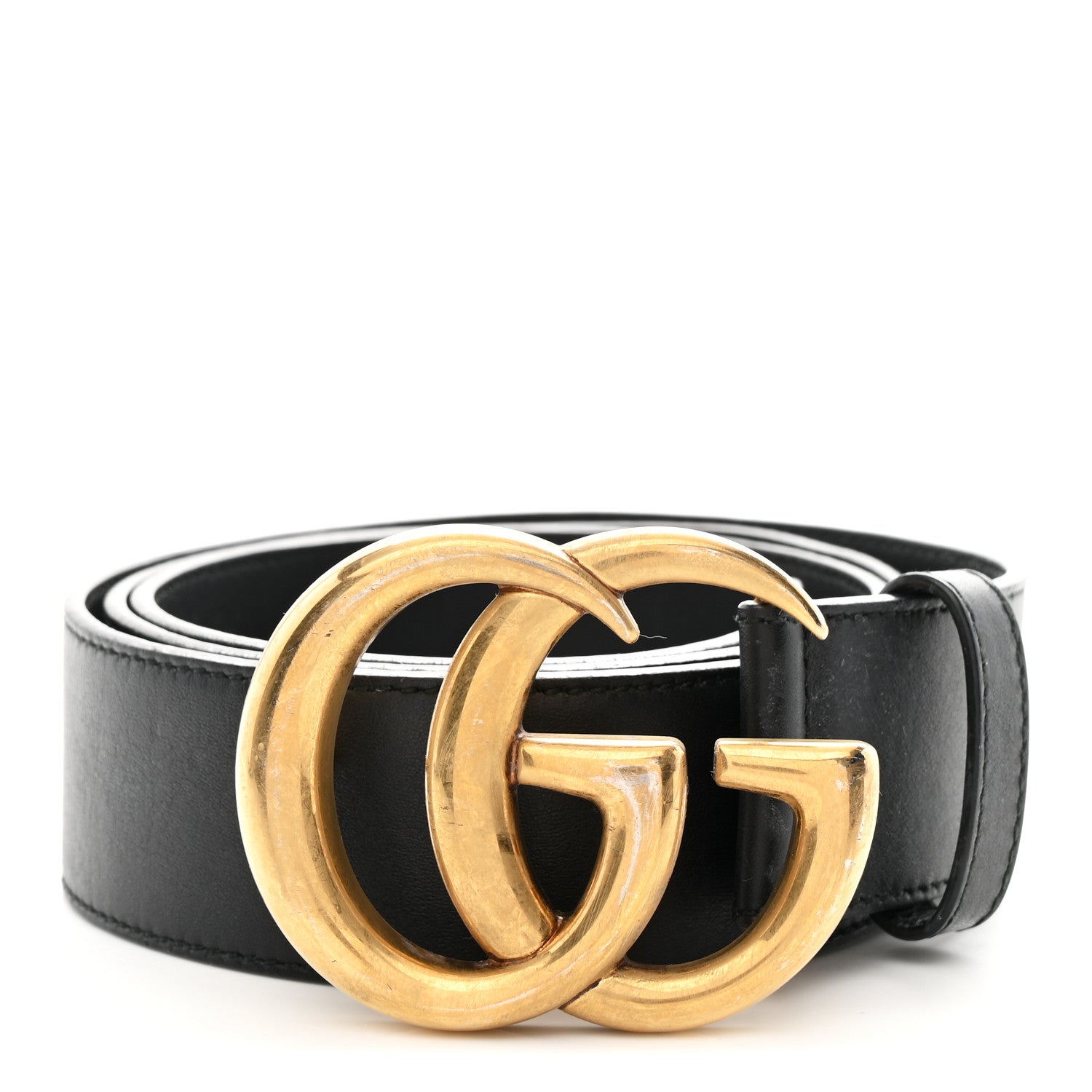 Calfskin Double G 40mm Belt 95 38 Black