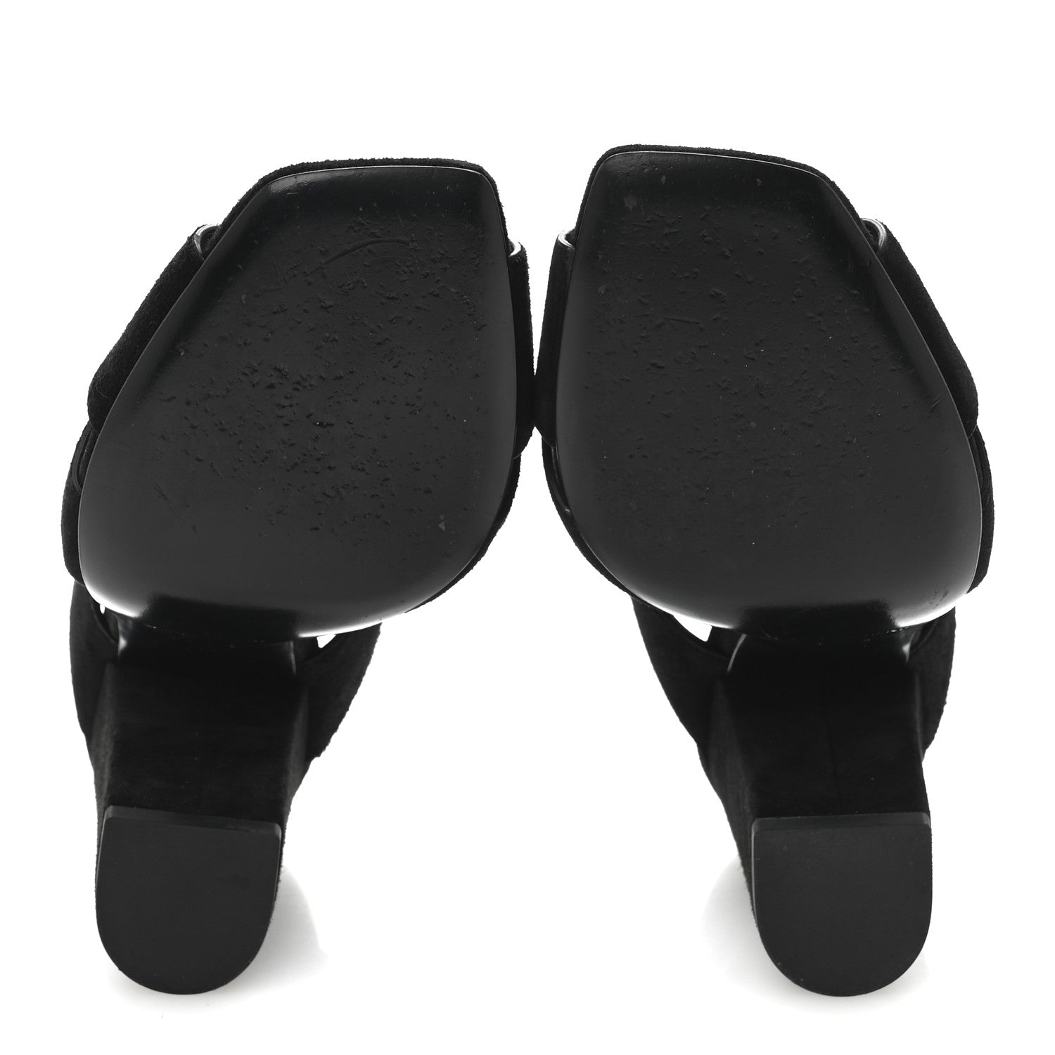 Suede Oak 100 Mule Sandals 37 Black