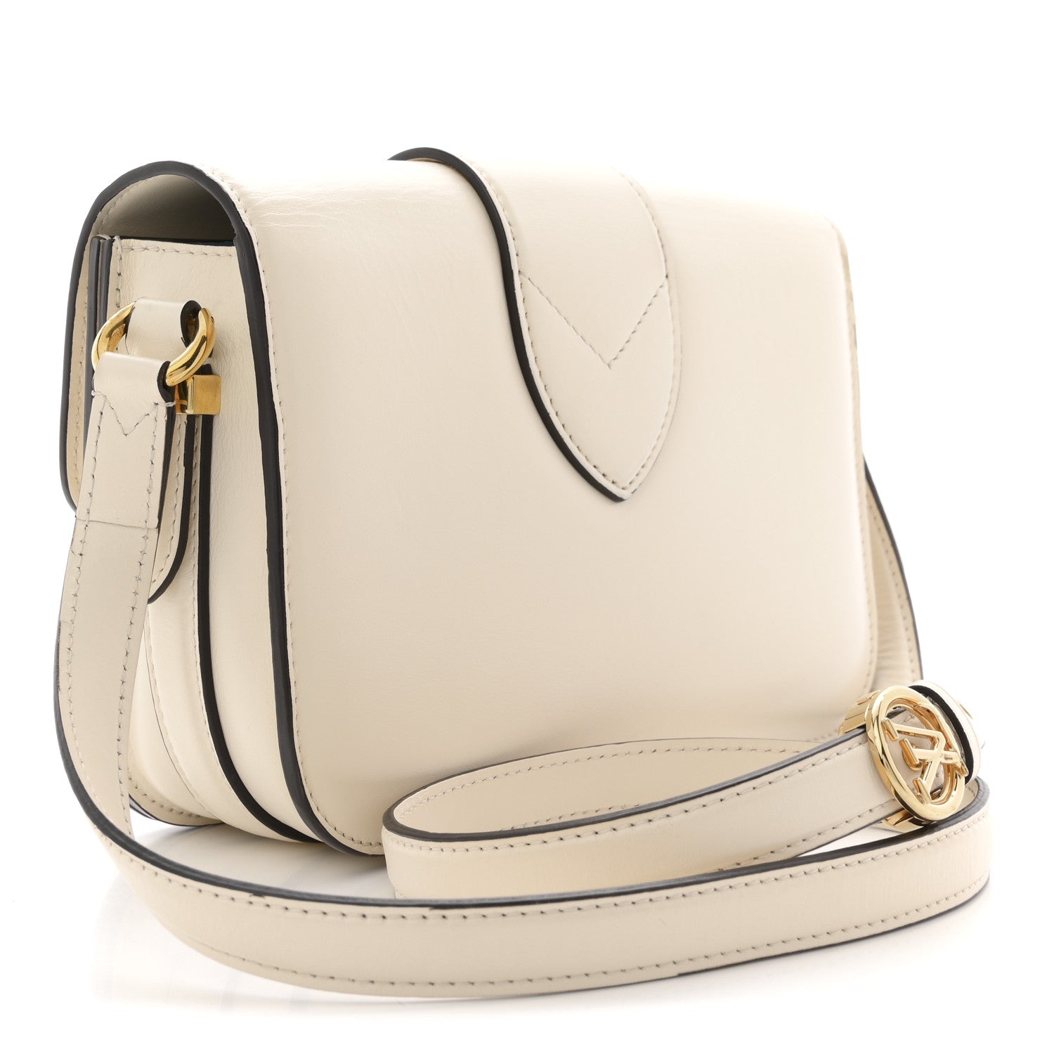Smooth Calfskin LV Pont 9 Cream