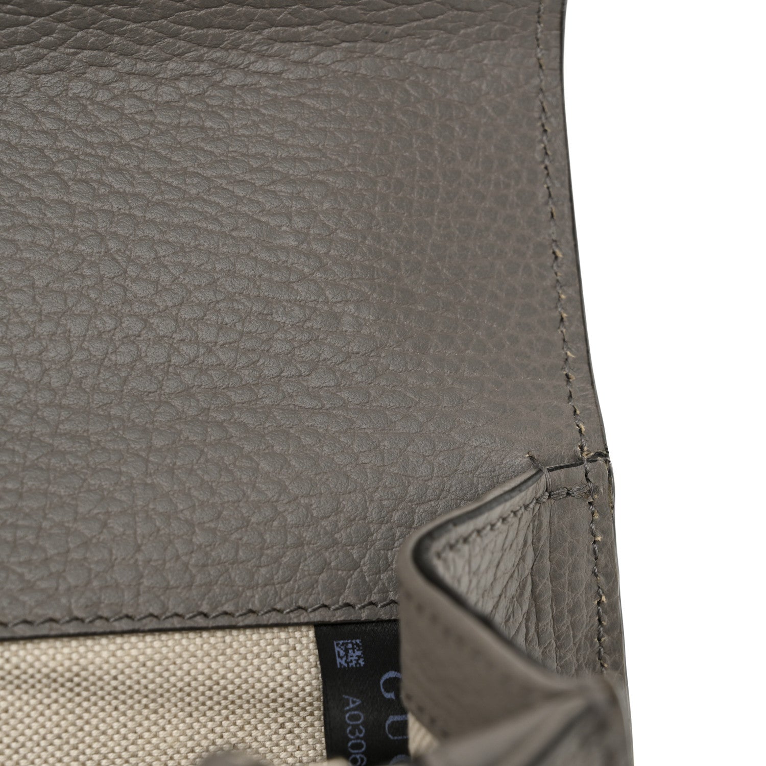 Pebbled Calfskin Small Dionysus Shoulder Bag Dusty Grey