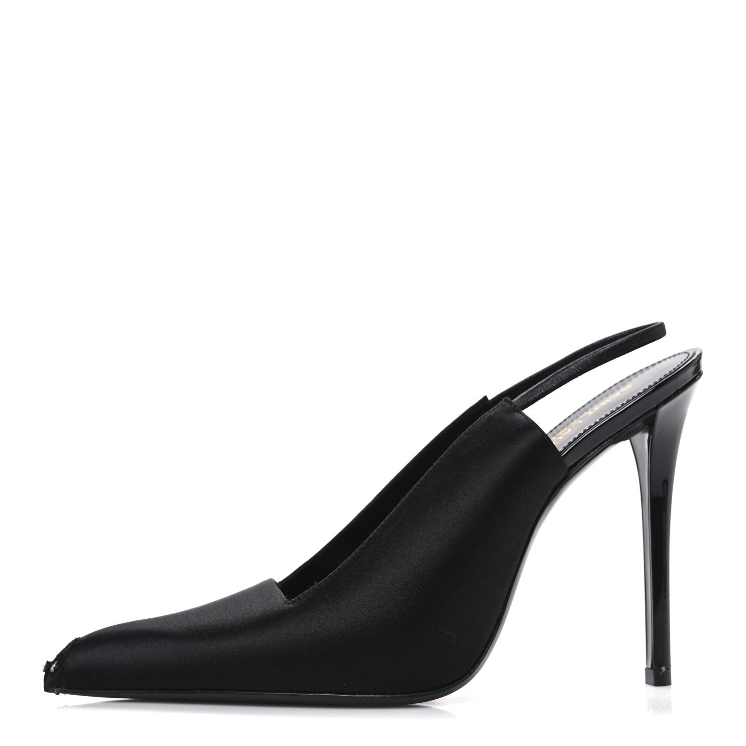 Raso Regale Raven 110 Slingback Pumps 37.5 Black