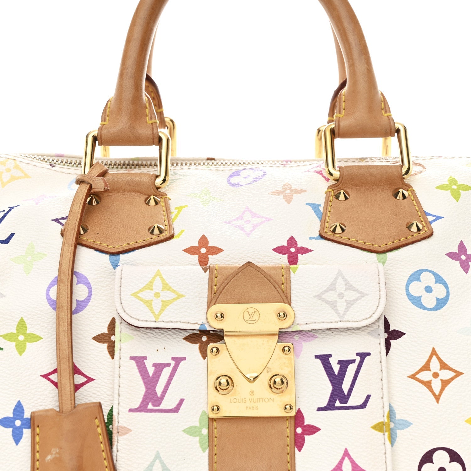 Monogram Multicolor Speedy 30 White
