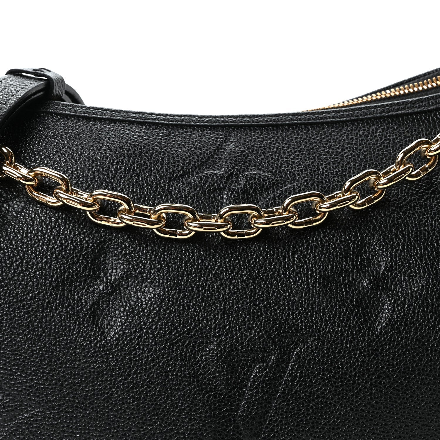 Empreinte Monogram Giant Loop Hobo Black