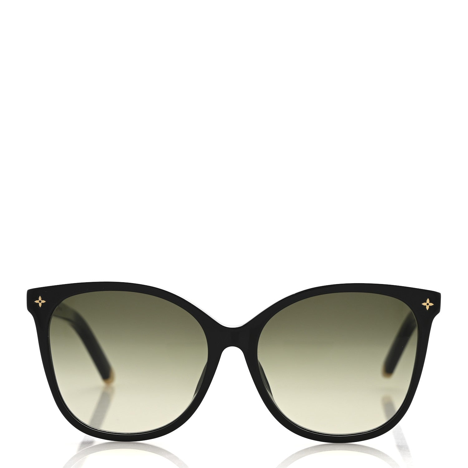 Acetate My Monogram Light Cat Eye Sunglasses Z1657E Black