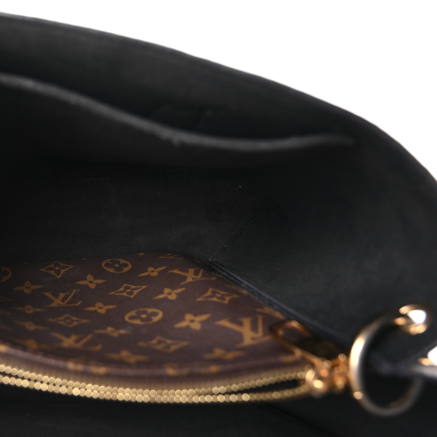 Monogram Flower Tote Black