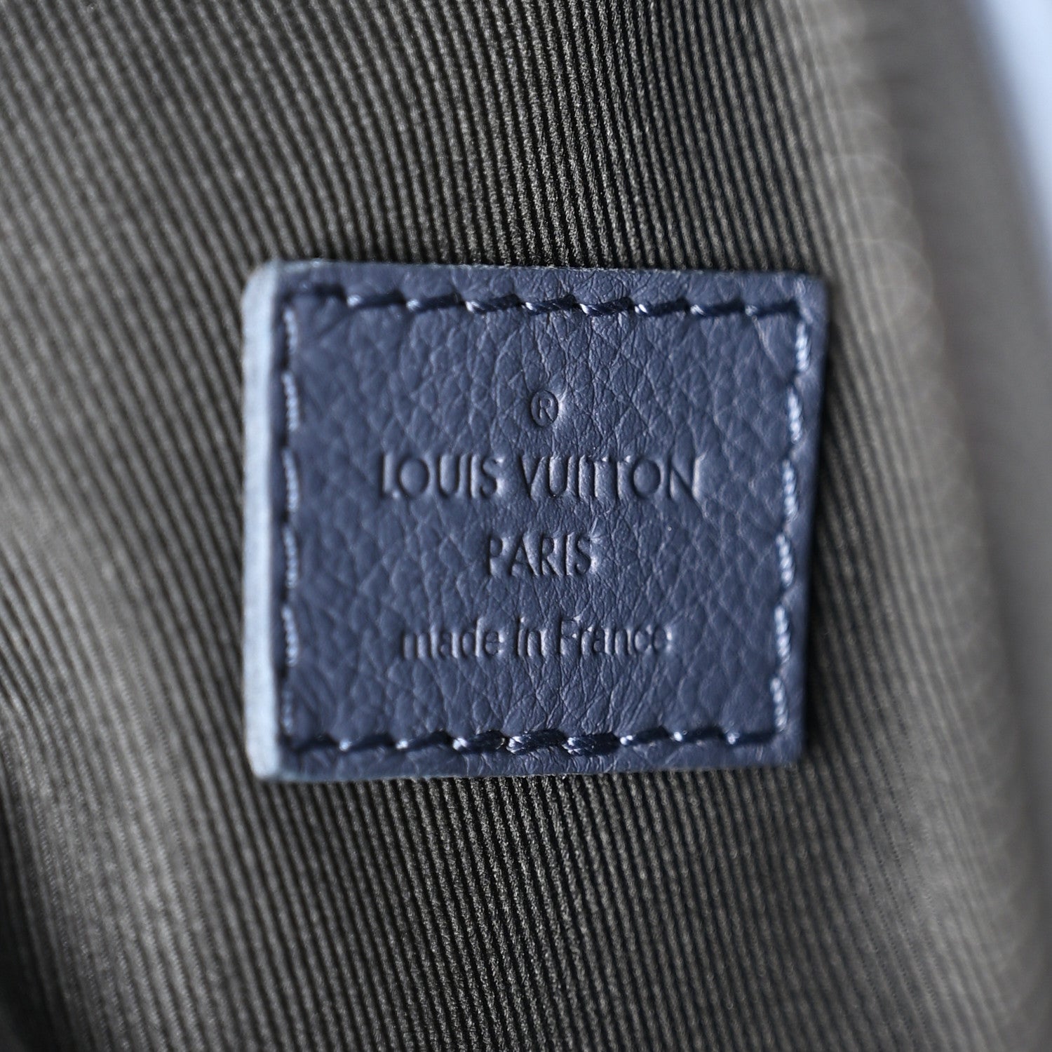 Monogram Shadow Duo Slingbag Navy River Blue