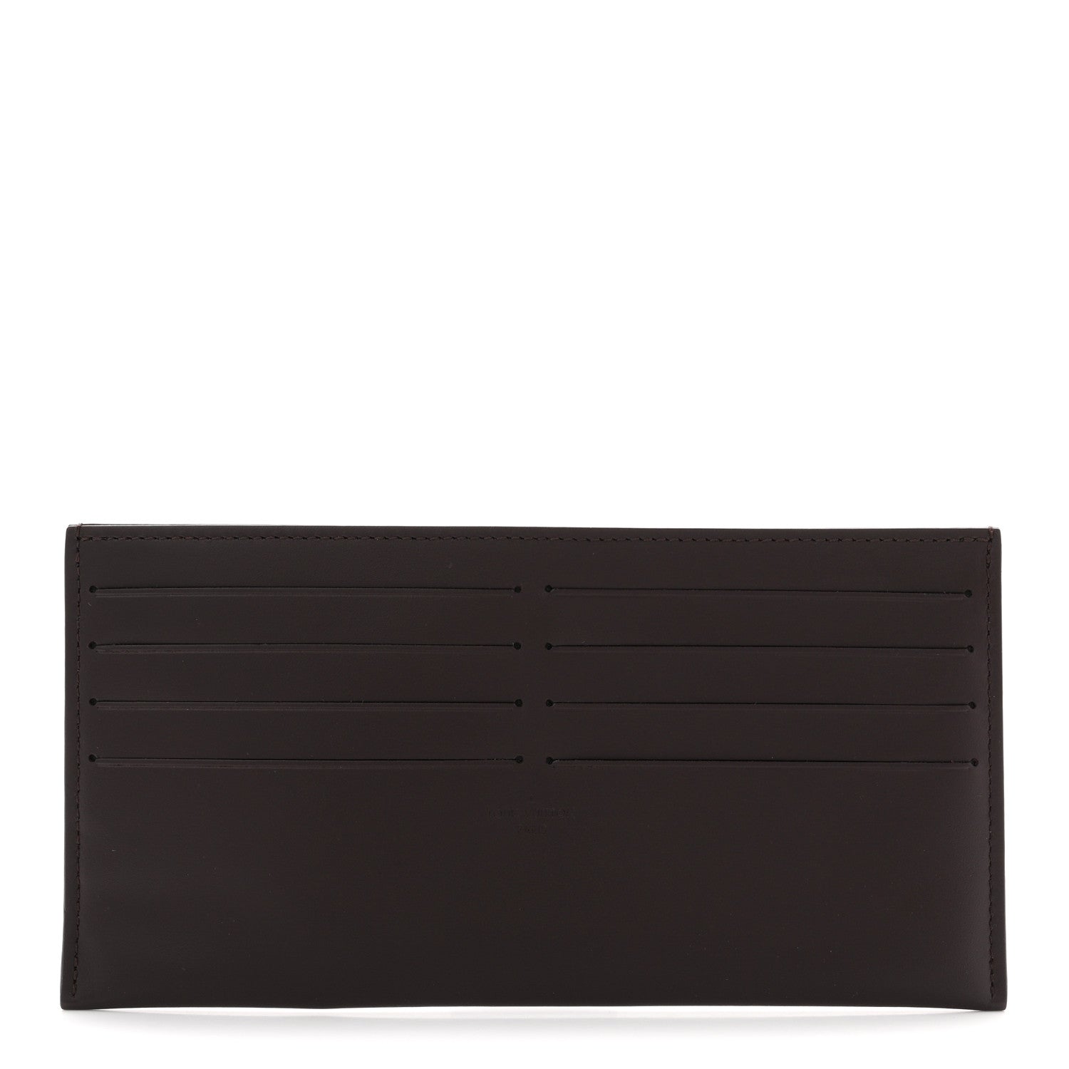 Calfskin Felicie Card Holder Insert Amarante