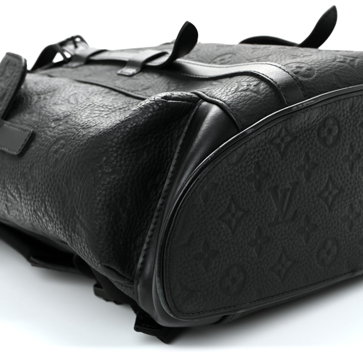 Taurillon Monogram Christopher PM Backpack Black