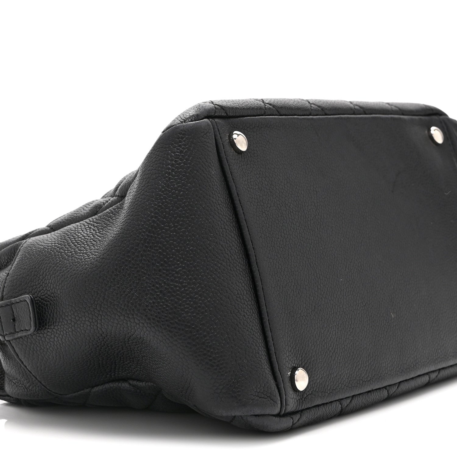 Caviar Quilted Petit Timeless Tote PTT Black