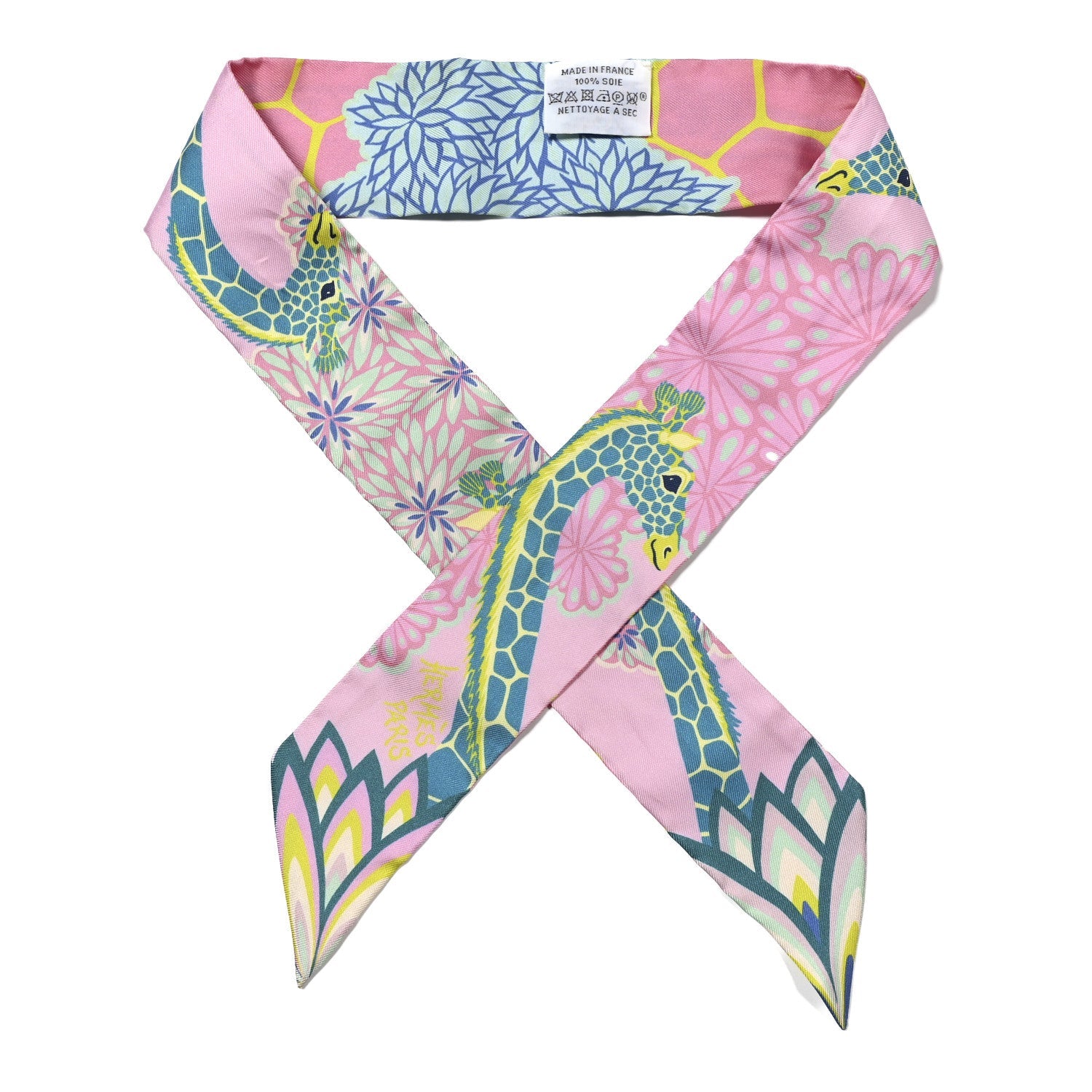 Silk The Three Graces Twilly Rose Bonbon Canard