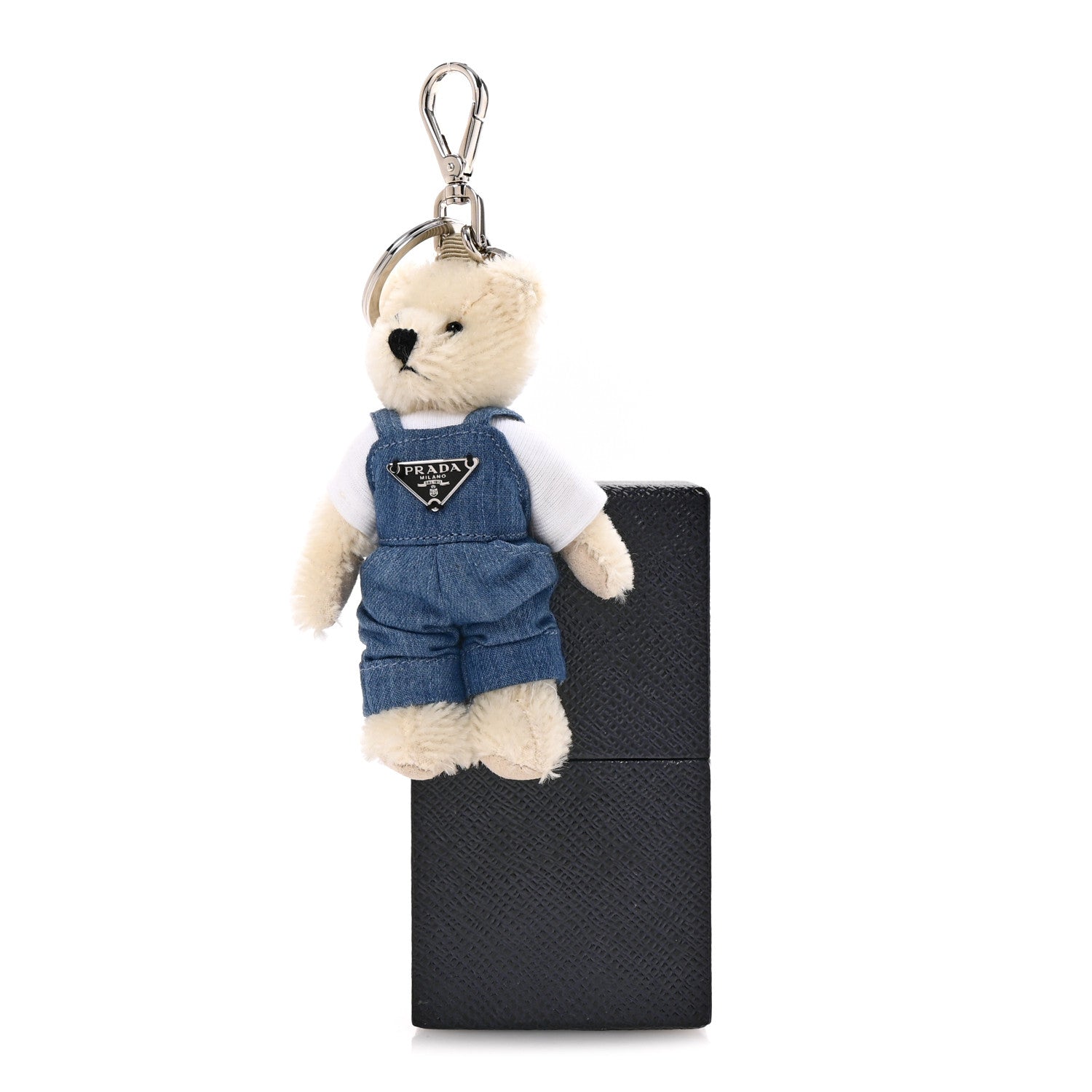 Trick Teddy Bear Keychain Charm