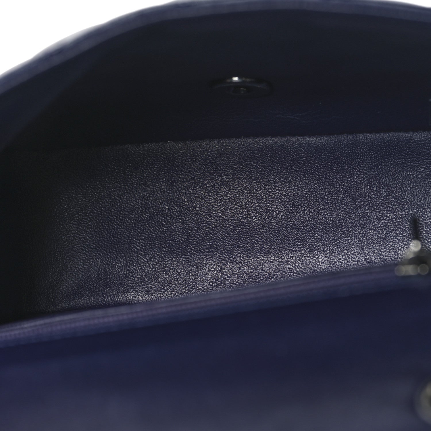Lambskin Quilted Mini Square Flap Dark Purple