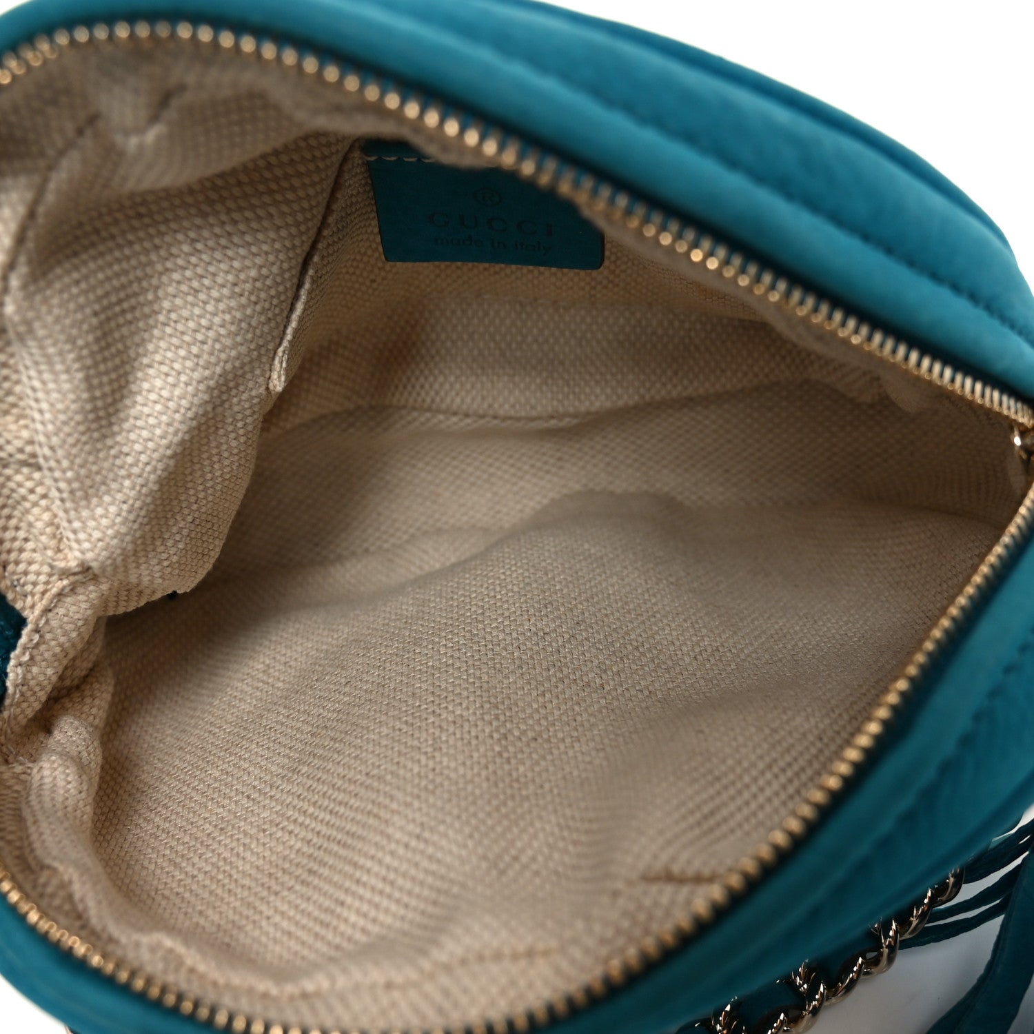Vitello Range Mini Soho Chain Bag Deep Cobalt