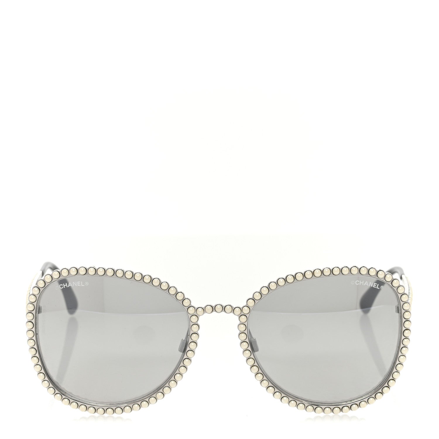 Beaded Sunglasses 71337 Silver