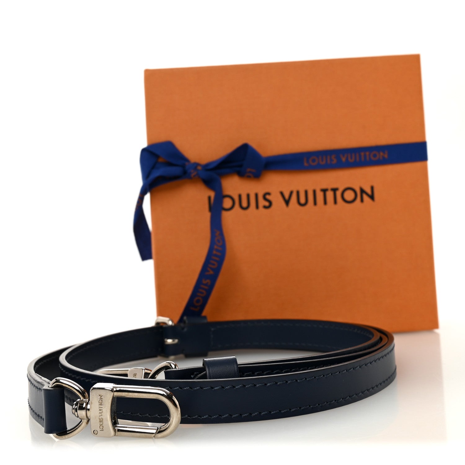 Calfskin 16mm Adjustable Shoulder Strap Indigo
