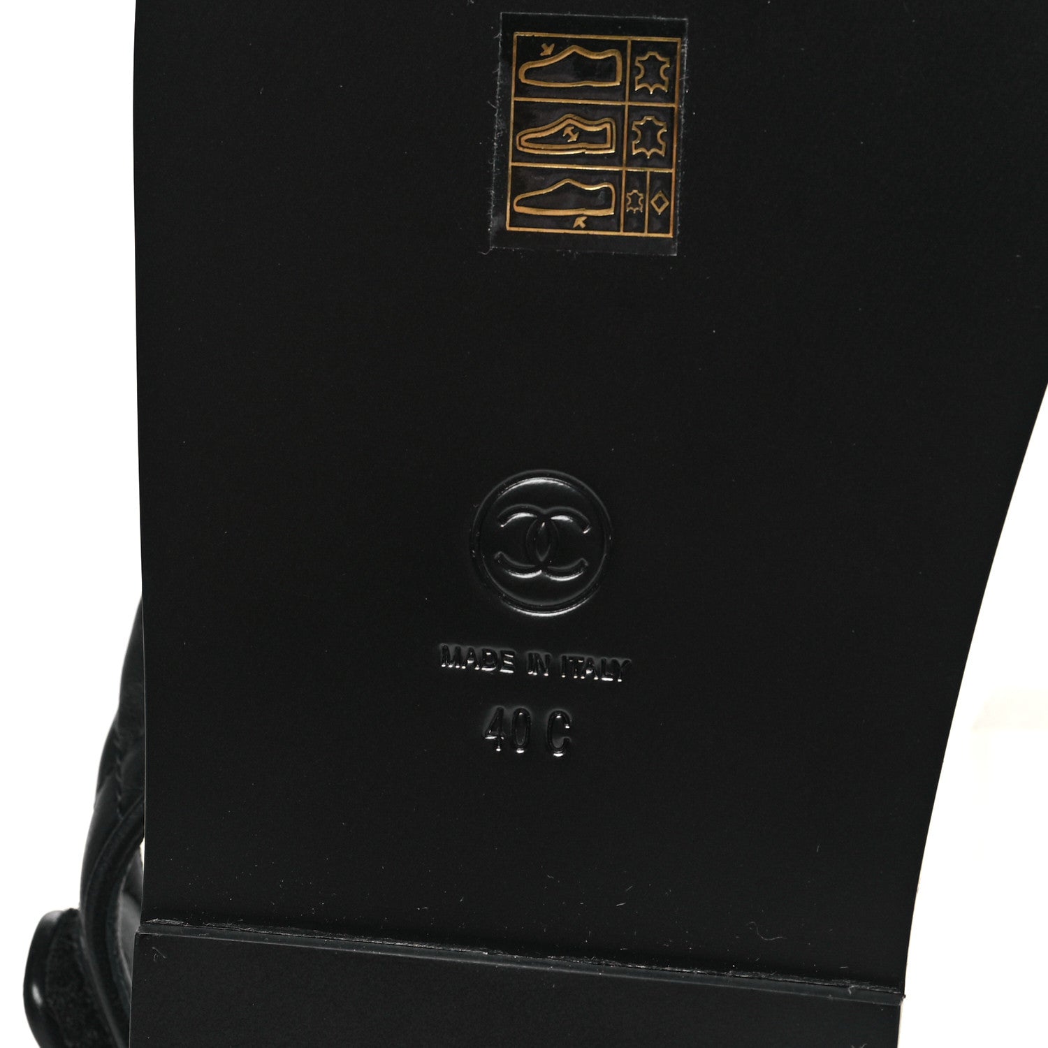 Lambskin Velcro Dad Sandals 40 Black