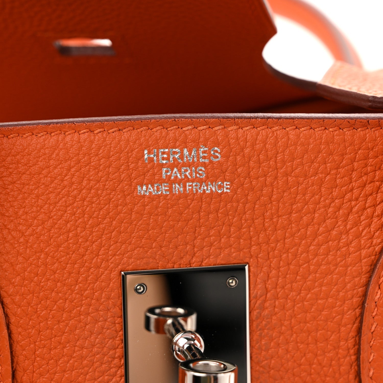 Togo Birkin 35 Orange