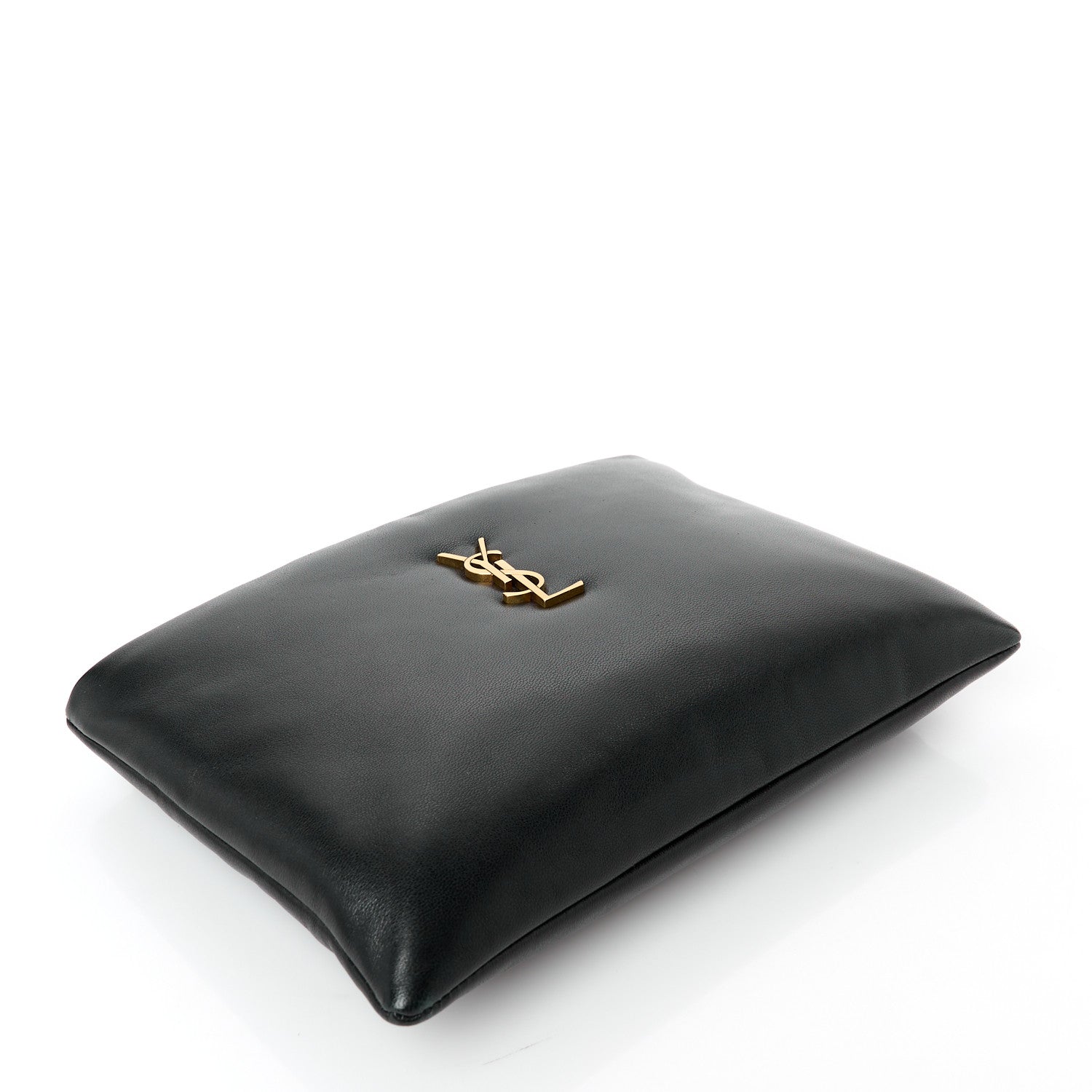 Lambskin Small Calypso Pouch Black