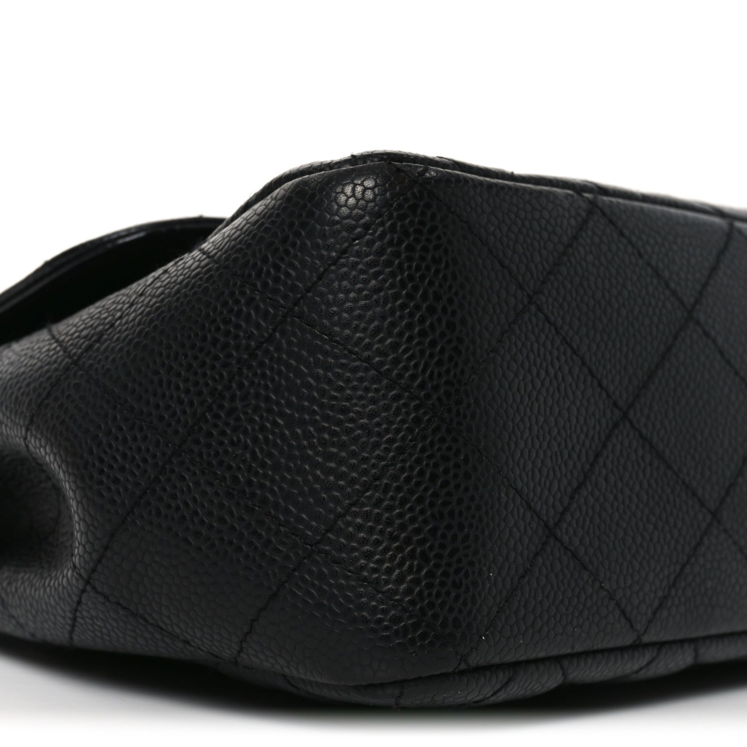 Caviar Quilted Jumbo Single Flap Black
