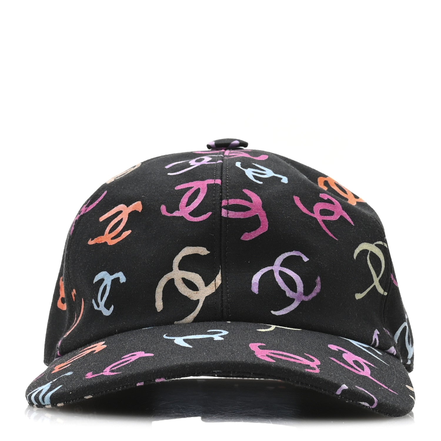 Cotton CC Cap Hat Black Multicolor