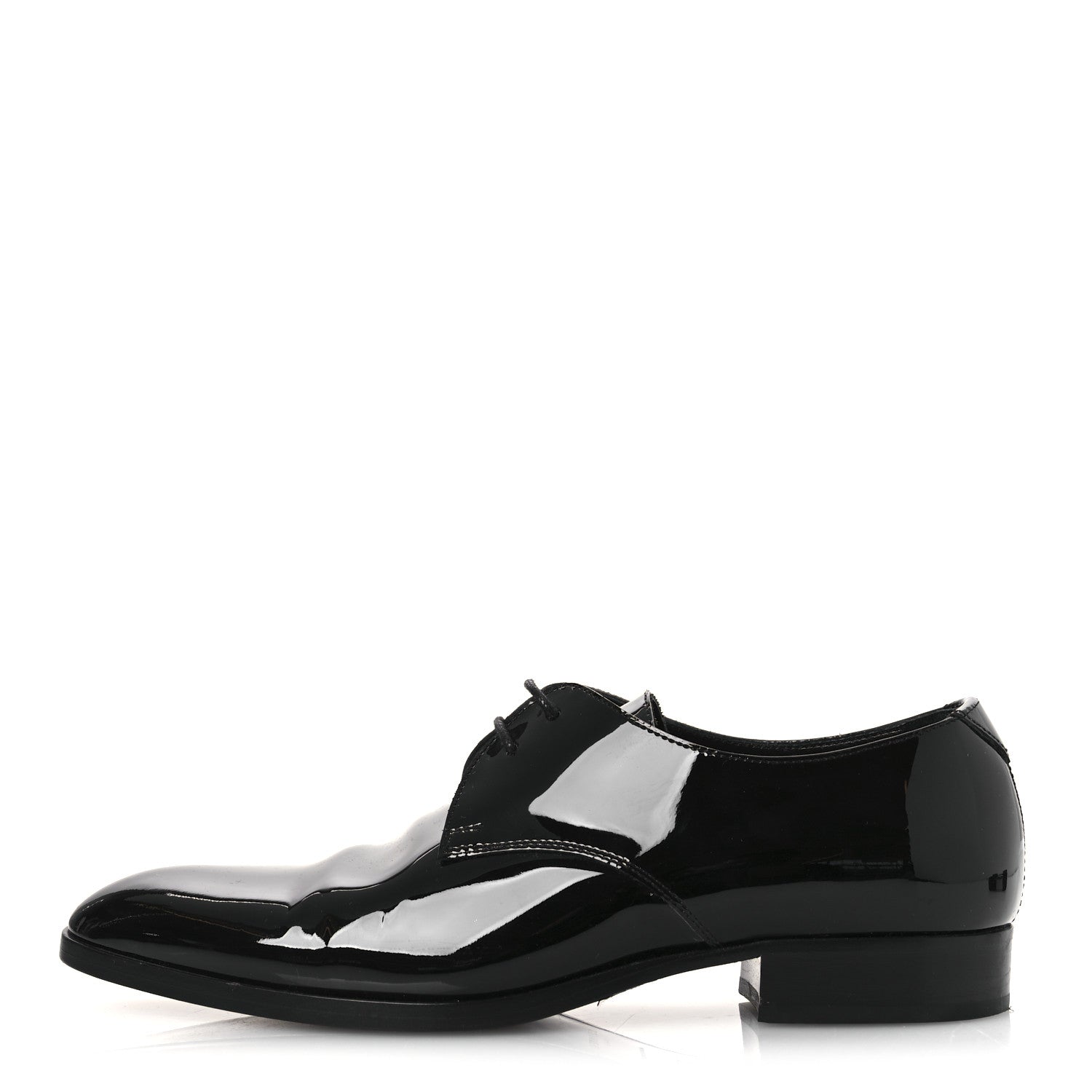 Patent Baltimora Lace Up Derby Shoes 39.5 Black
