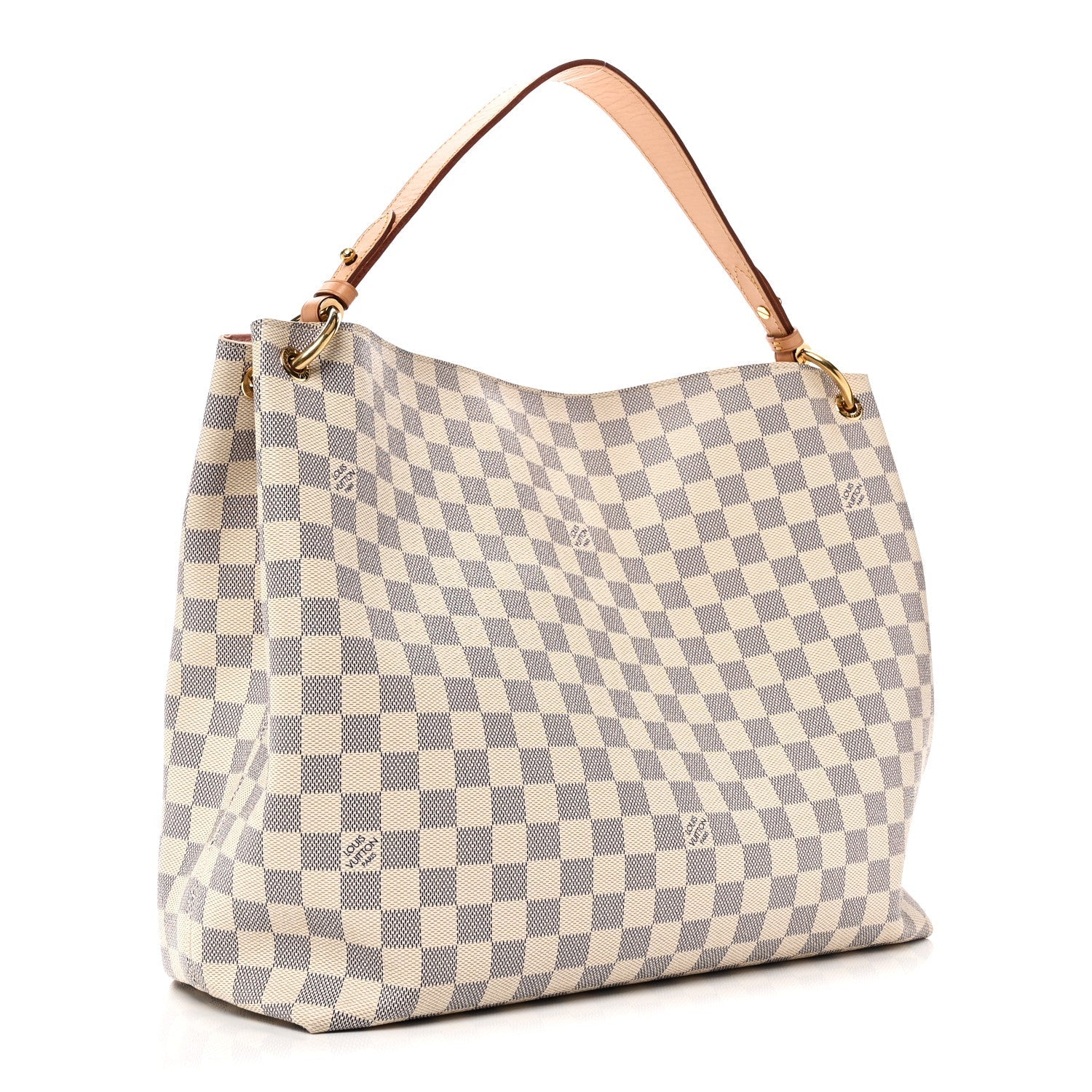 Damier Azur Graceful MM Rose Ballerine