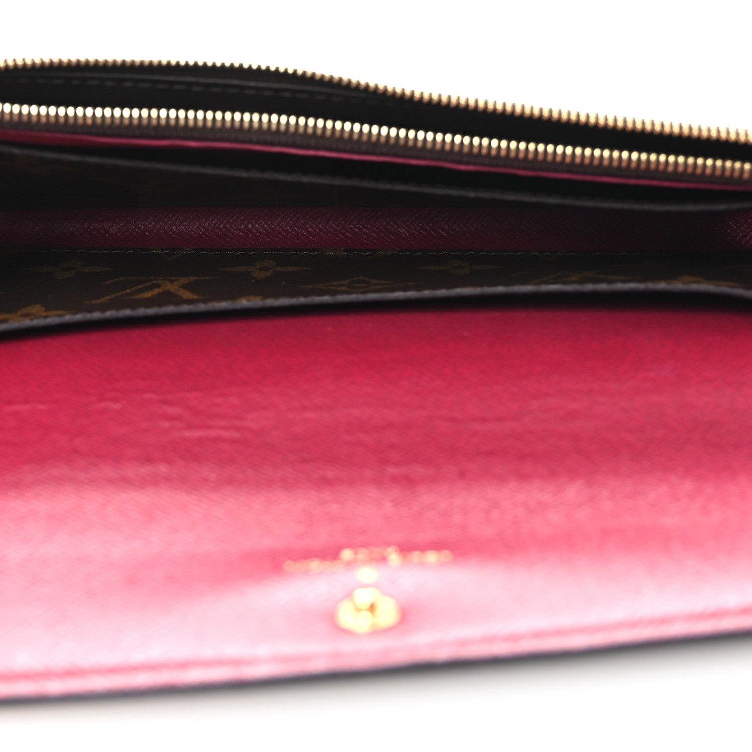 Monogram Emilie Wallet Fuchsia