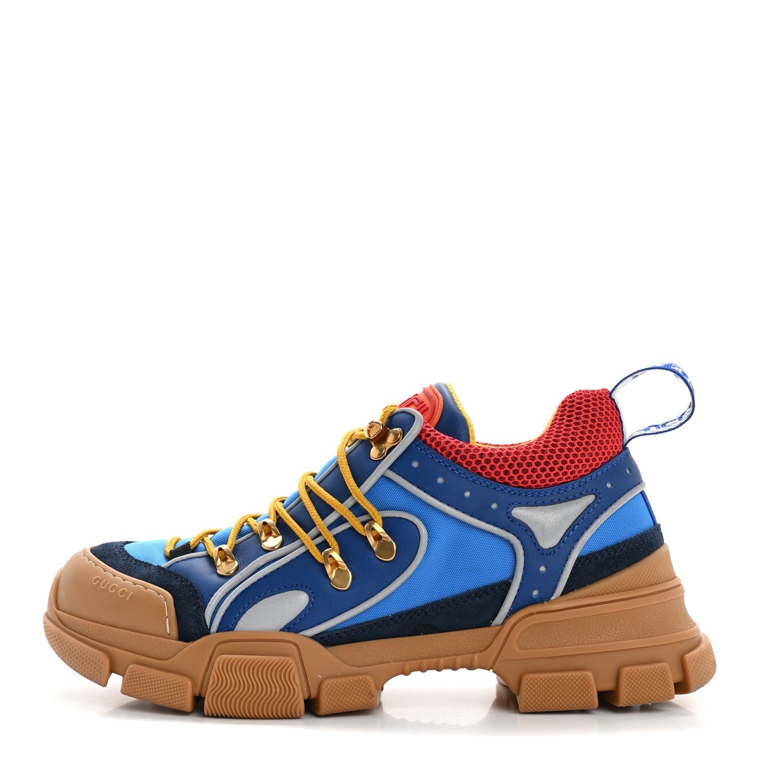 X SEGA Nylon Suede Calfskin Mens Flashtrek Sneakers 7 Bright Splash