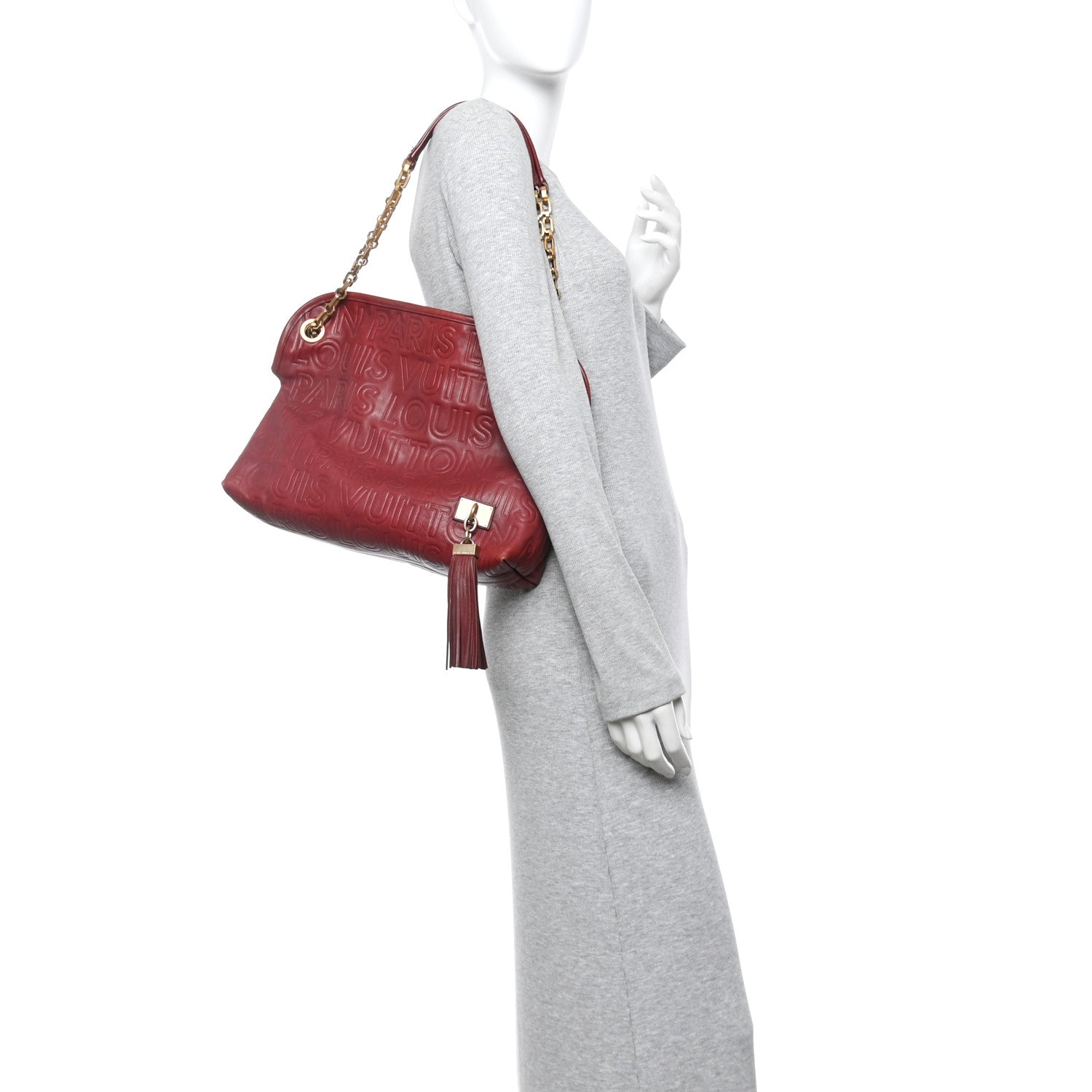 Monogram Paris Souple Whisper PM Burgundy