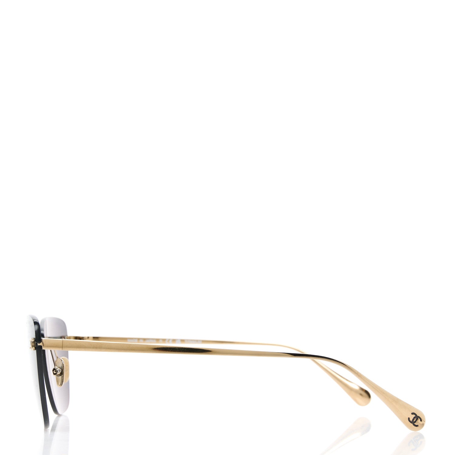 Titanium Cat Eye CC Sunglasses 4286-T Black