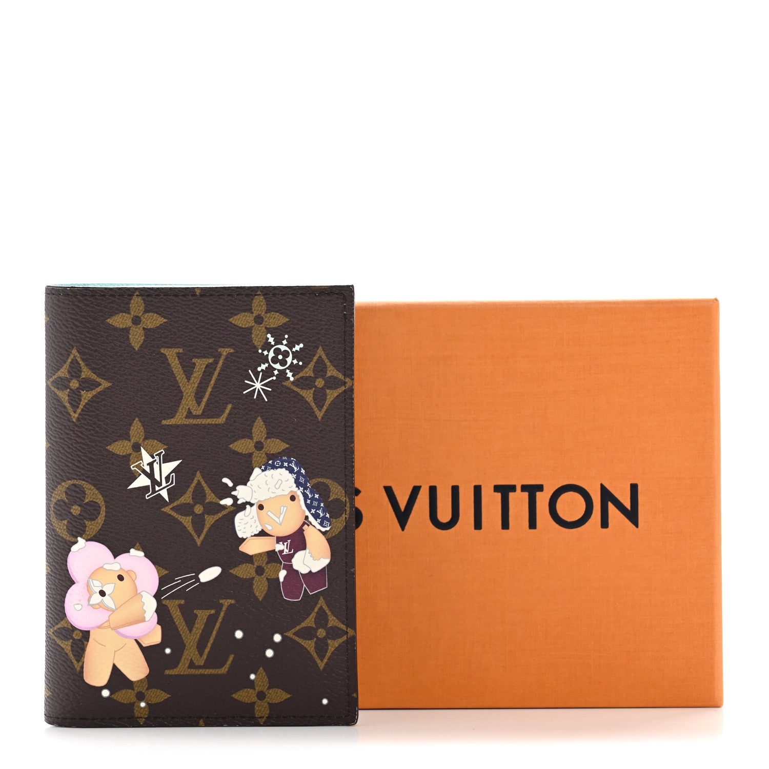 Monogram 2025 Christmas Animation Passport Cover Azur Frost
