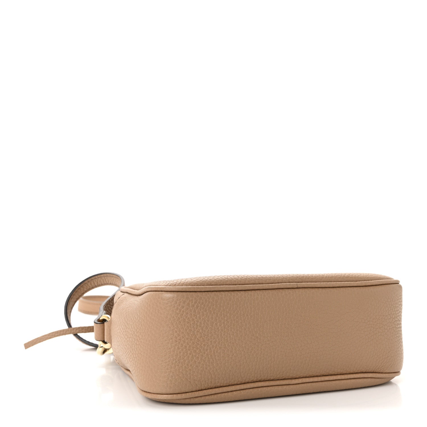 Pebbled Calfskin Small Soho Disco Bag Camelia