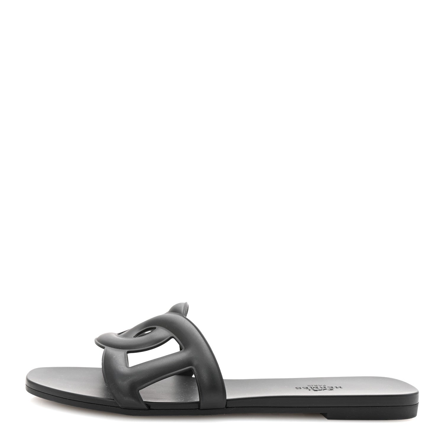 Rubber Aloha Sandals 38 Black