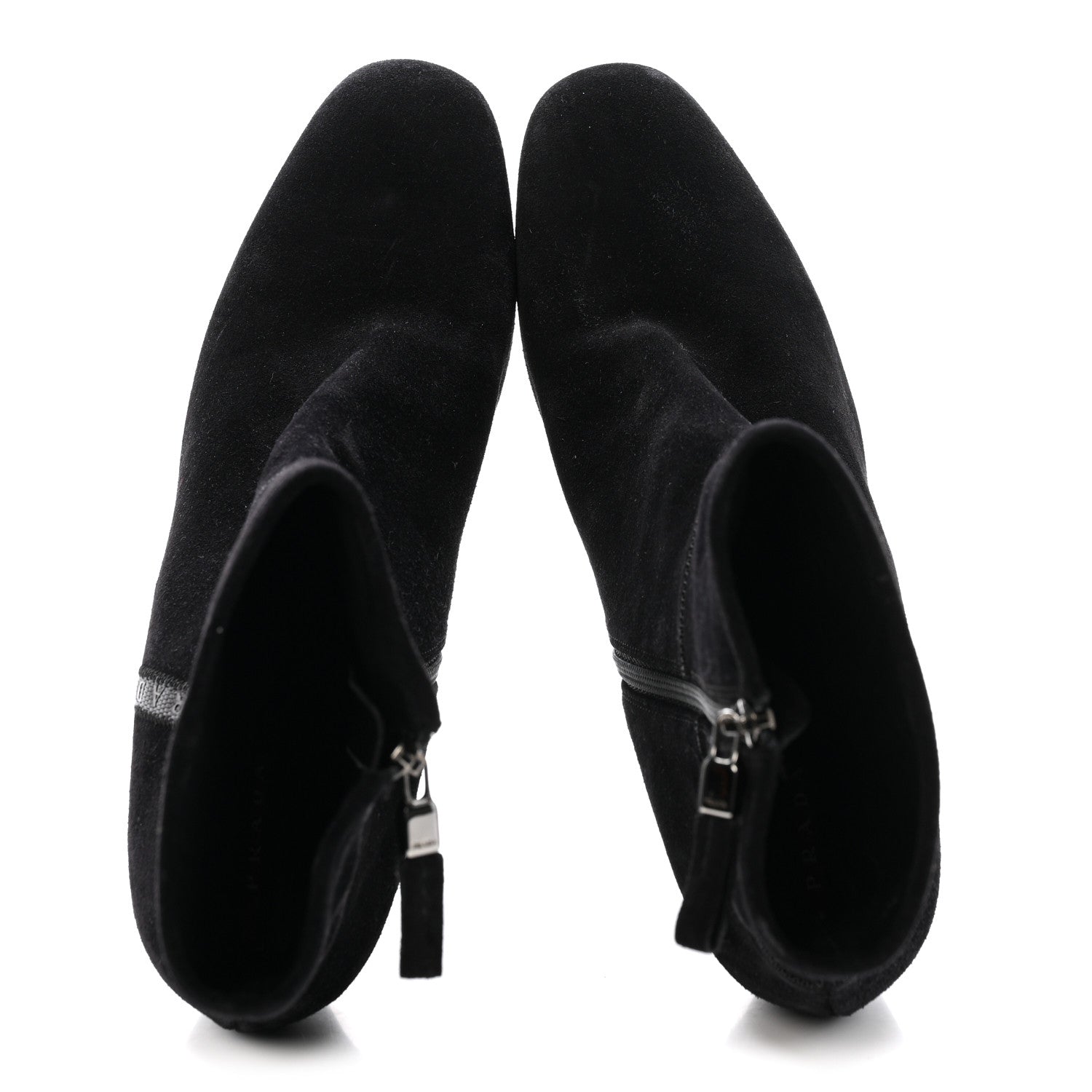 Scamosciato Zip Boots 40 Black