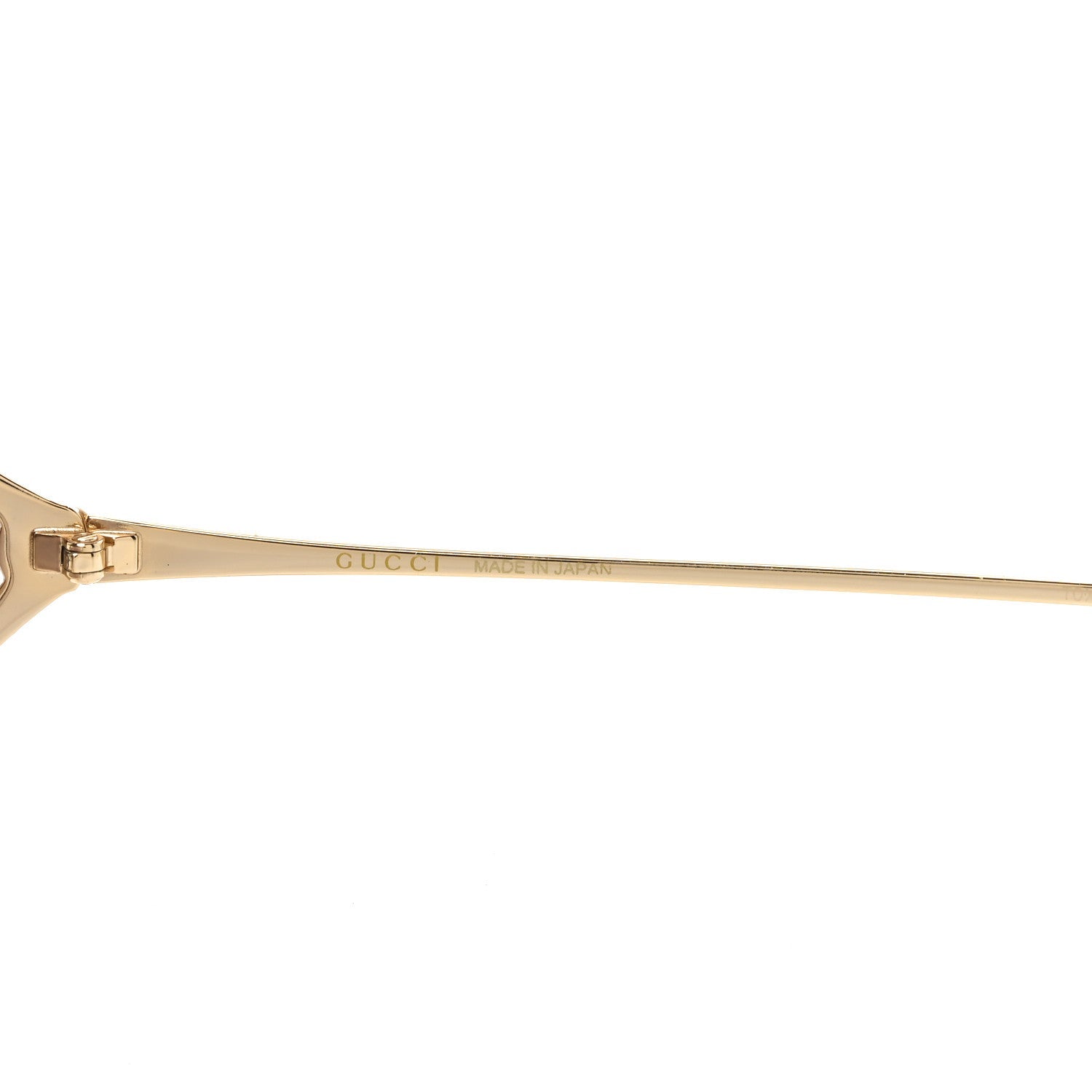 Metal Oversized Sunglasses GG0646S Gold Brown