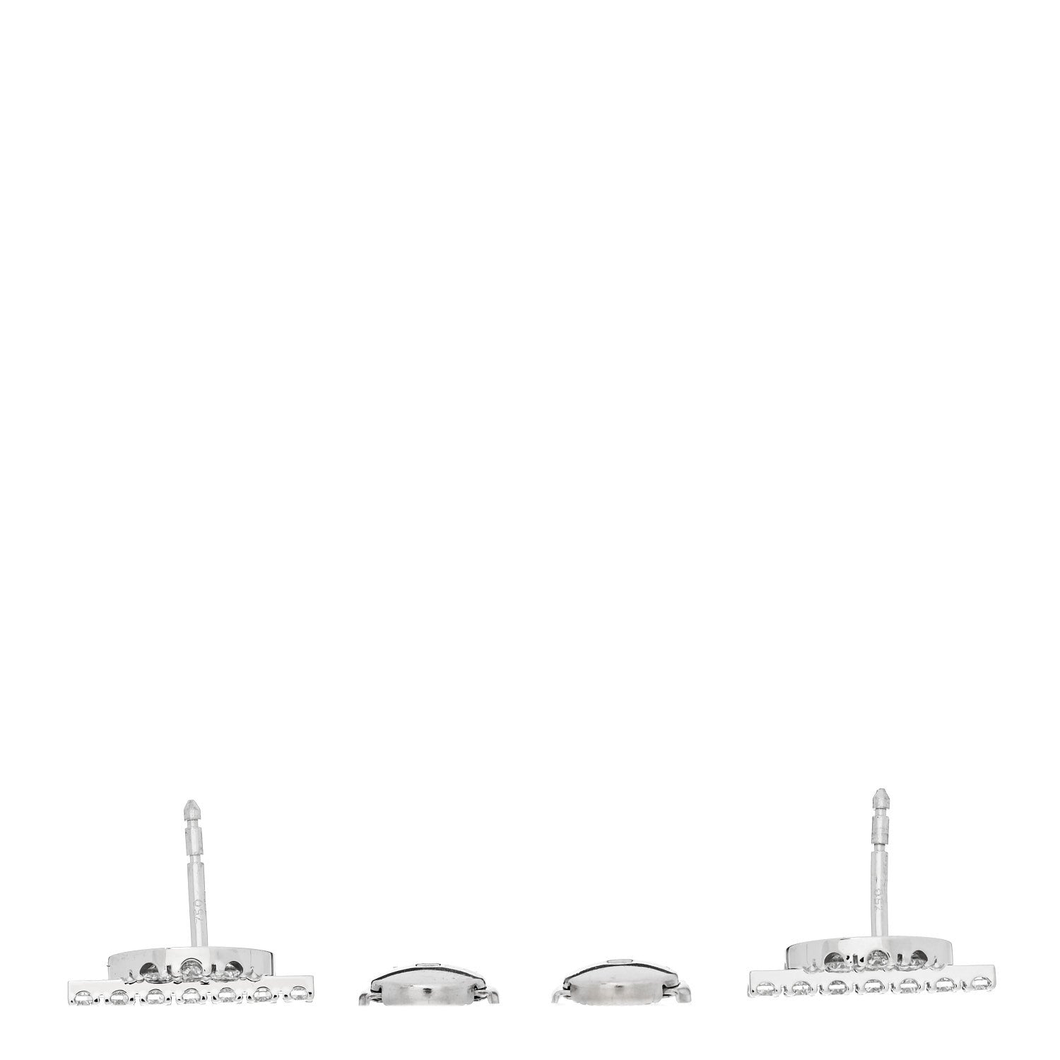 18K White Gold Diamond Finesse Earrings