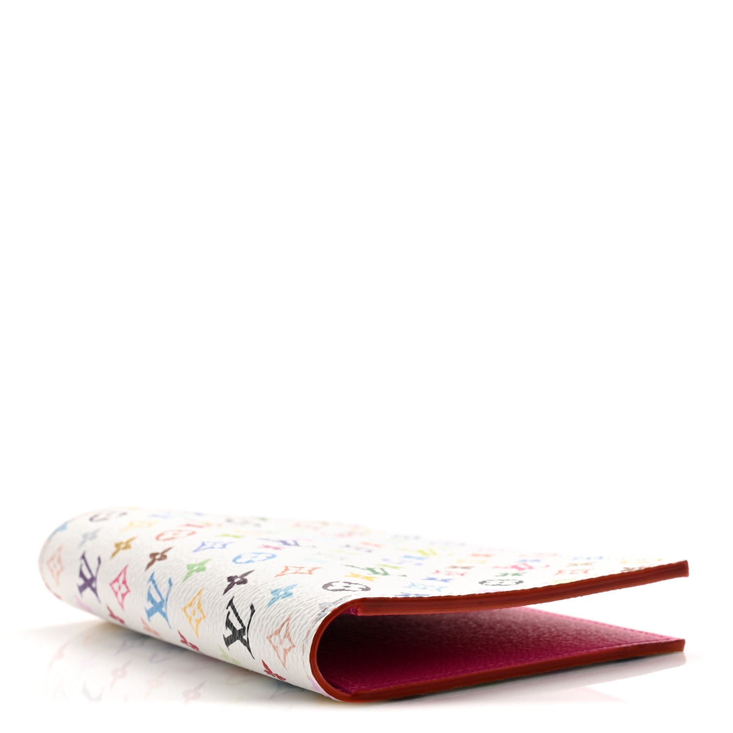 LV X TM Monogram Multicolor Passport Cover White