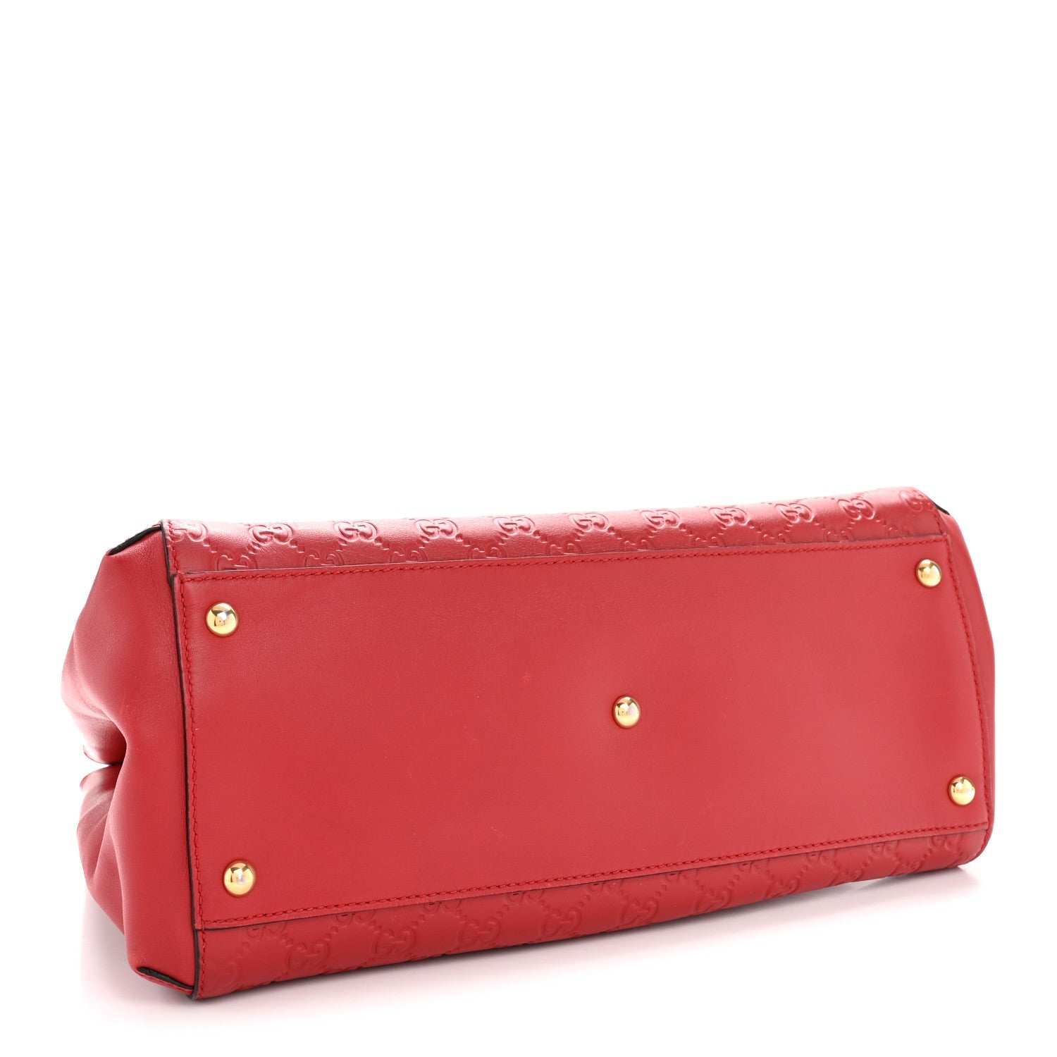 Soft Guccissima Signature Top Handle Tote Bag Red