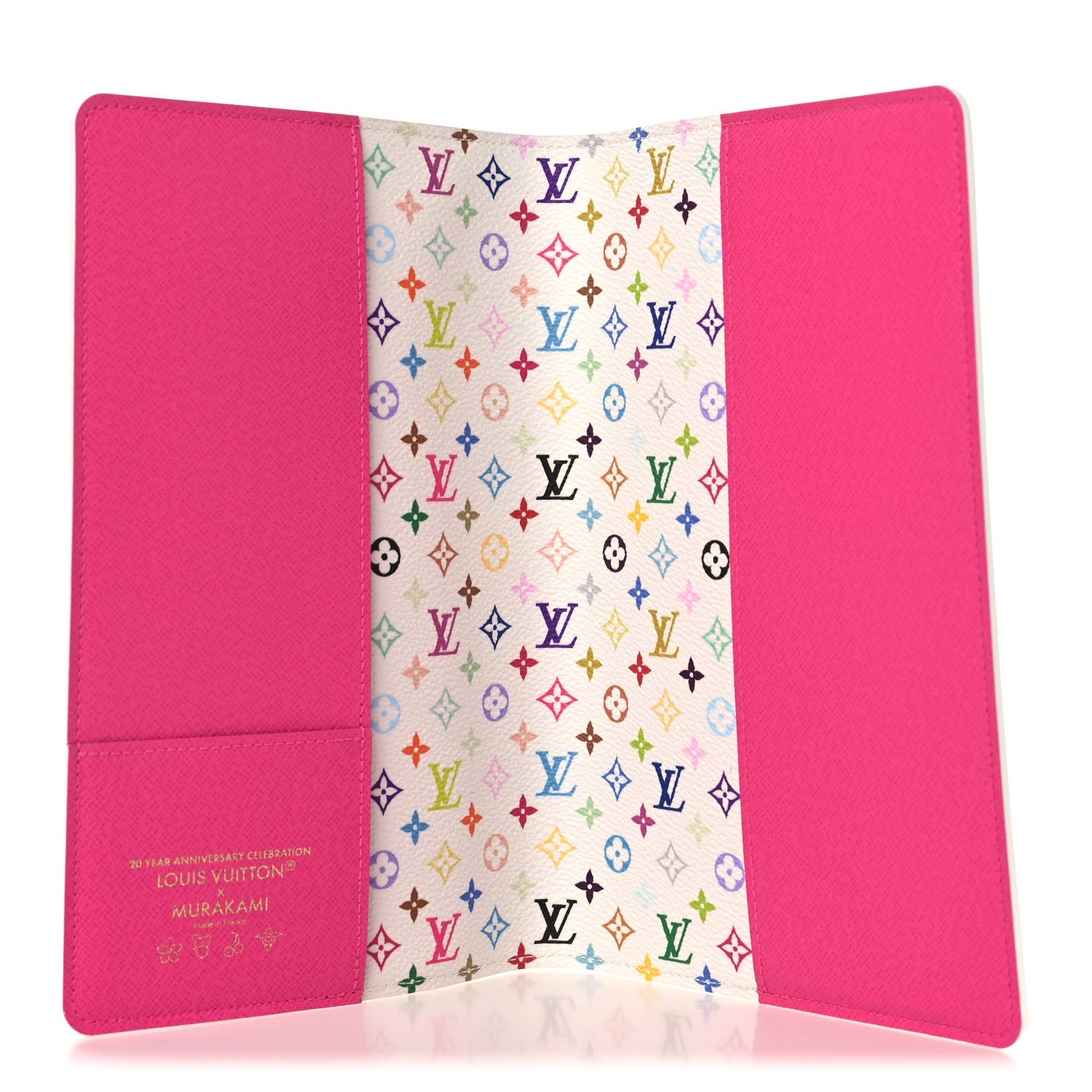 LV X TM Monogram Multicolor Emily Notebook Cover MM White