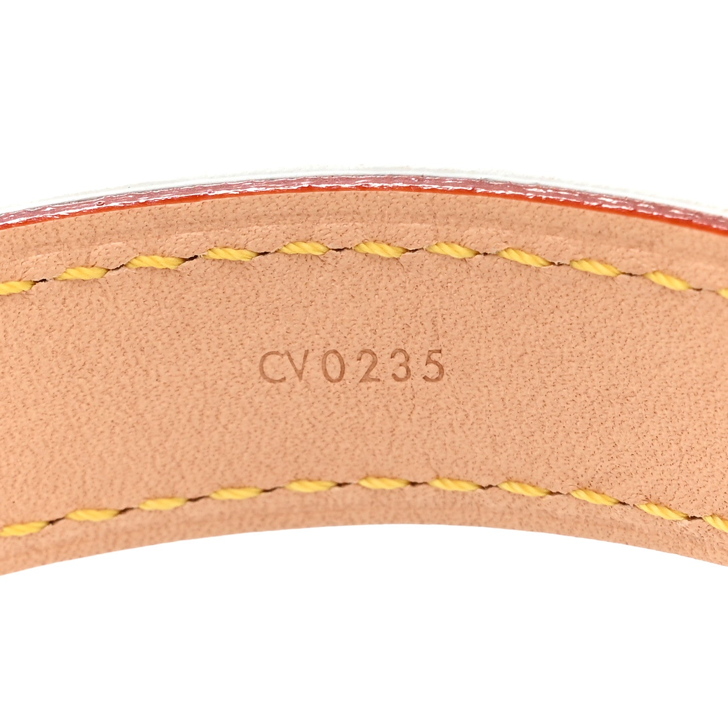 LV X TM Monogram Multicolor Dog Collar PM White