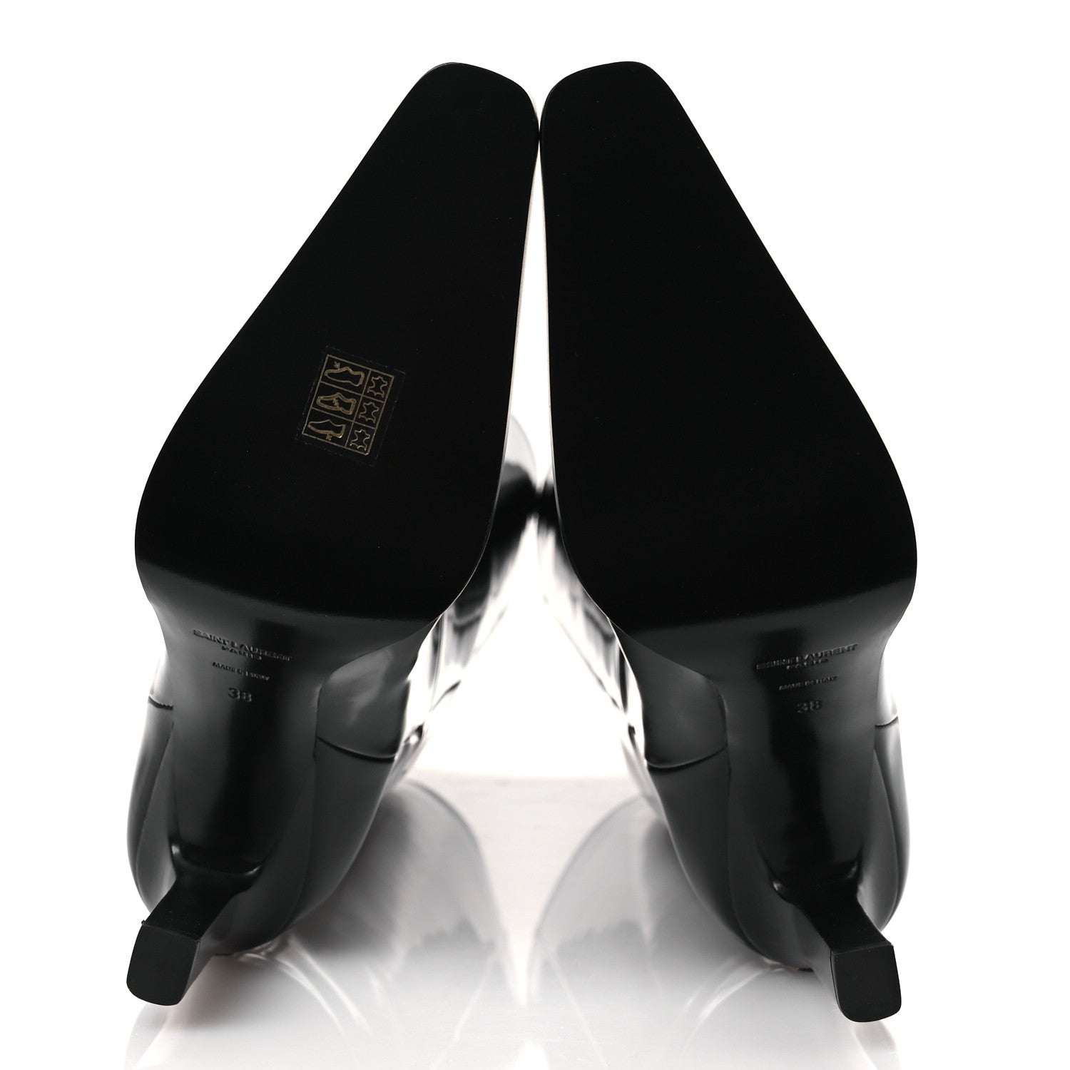 Vitello Marilyn Nina 95 Knee High Boots 38 Black