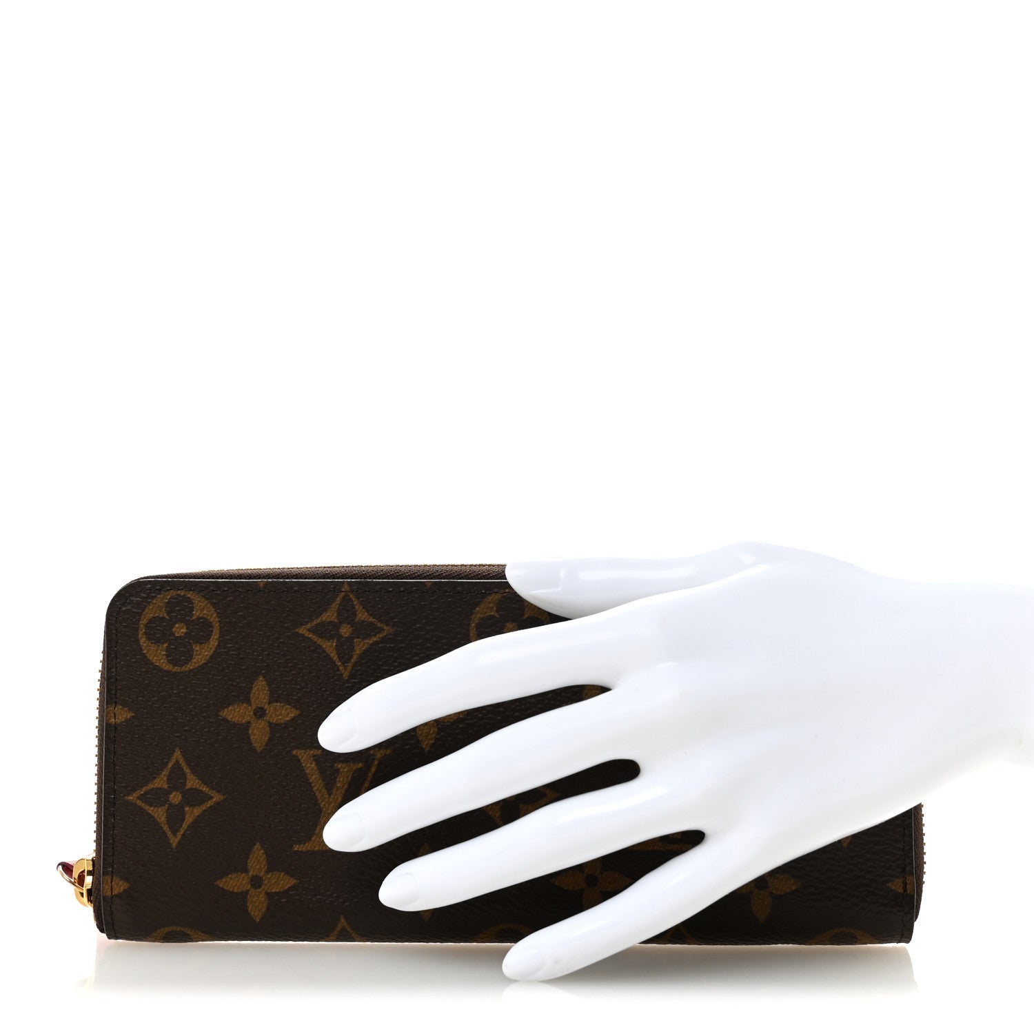 Monogram Clemence Wallet Fuchsia