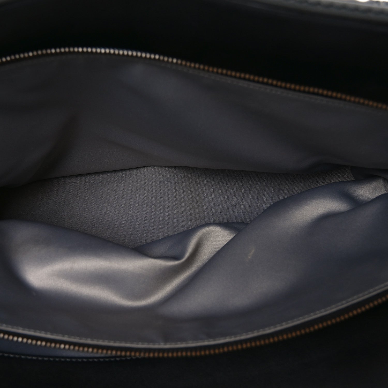 Calfskin Quilted Stitch Triptych Tote Black