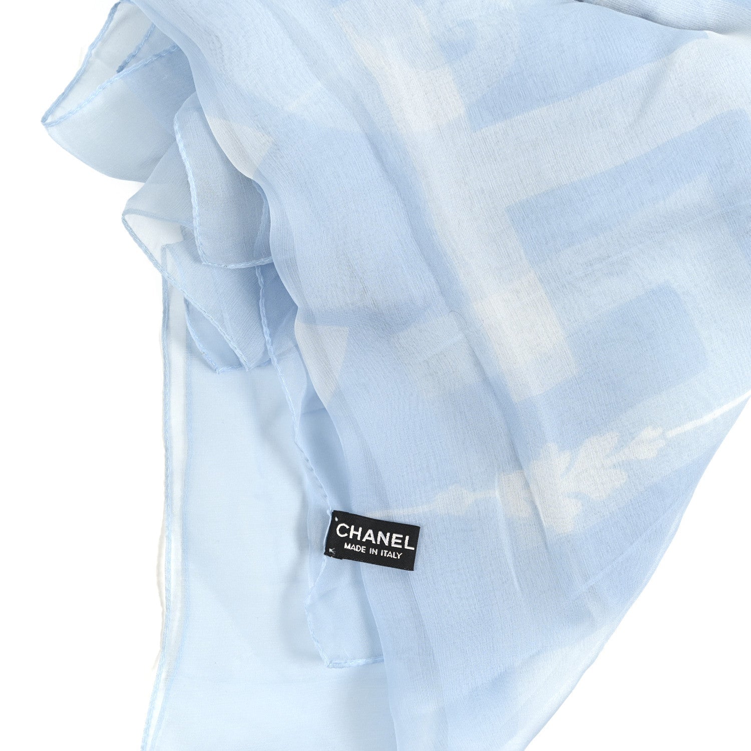 Silk Tiger Paris Bombay Scarf Light Blue