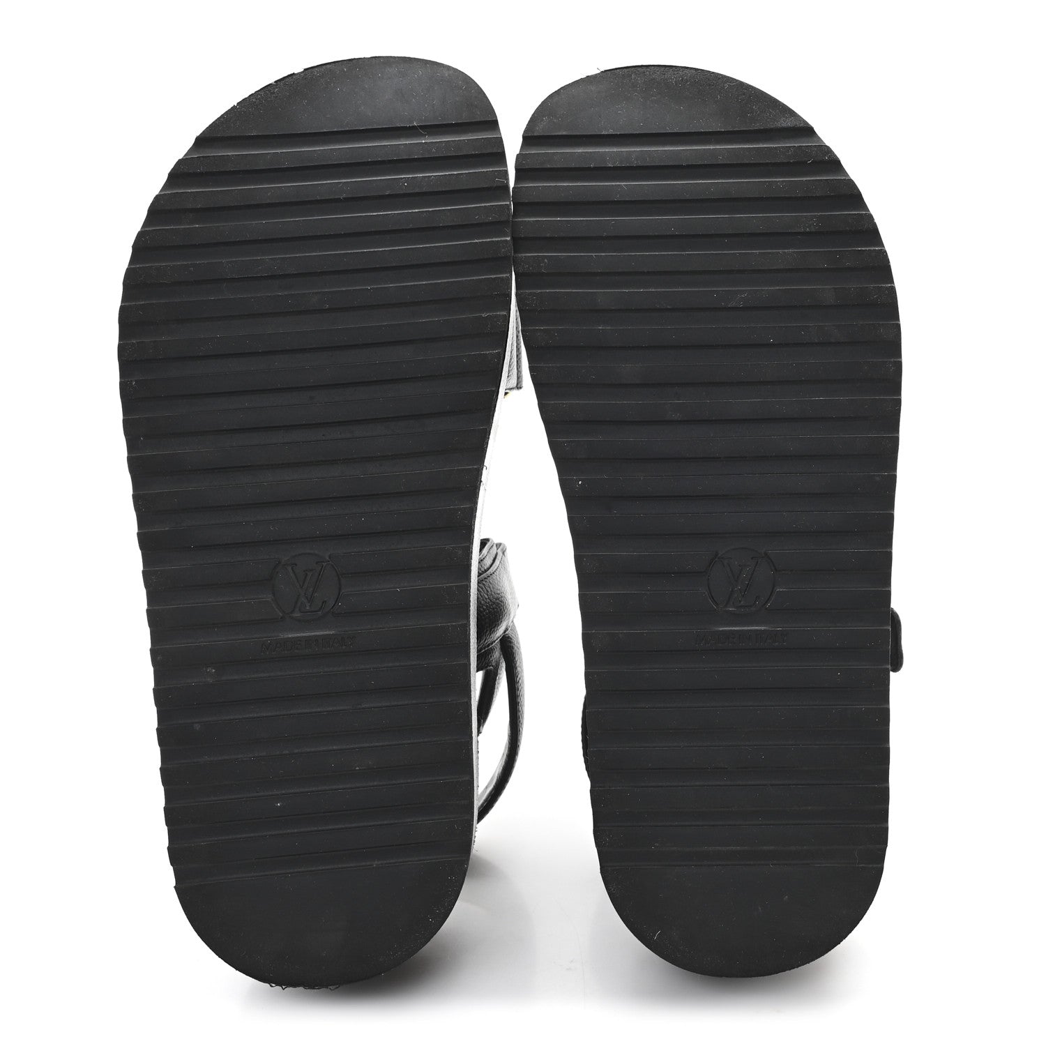 Lambskin Sunset Comfort Platform Sandals 39 Black