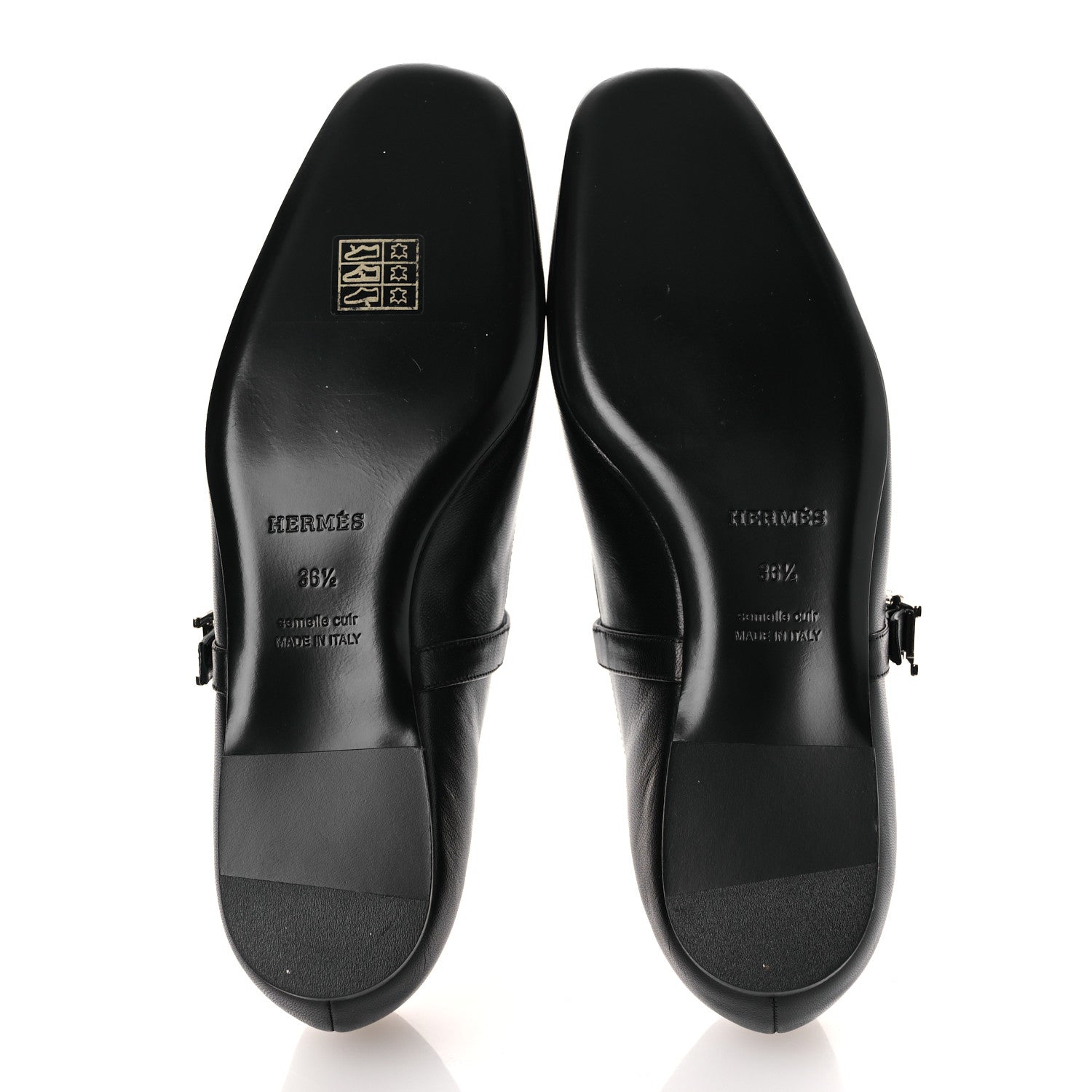 Goatskin Jane Ballet Flats 36.5 Black