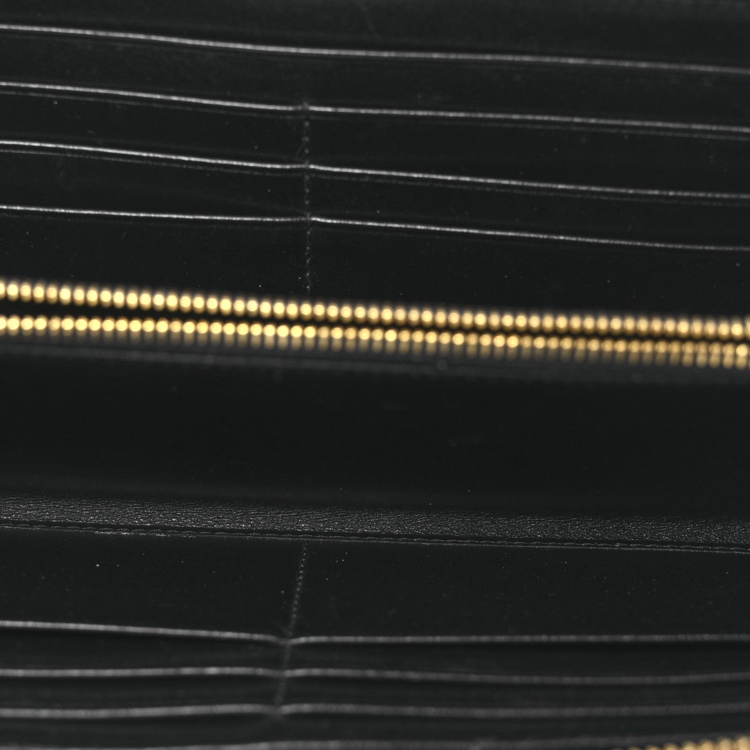 Vitello Move Bi-Color Zip Around Wallet Black