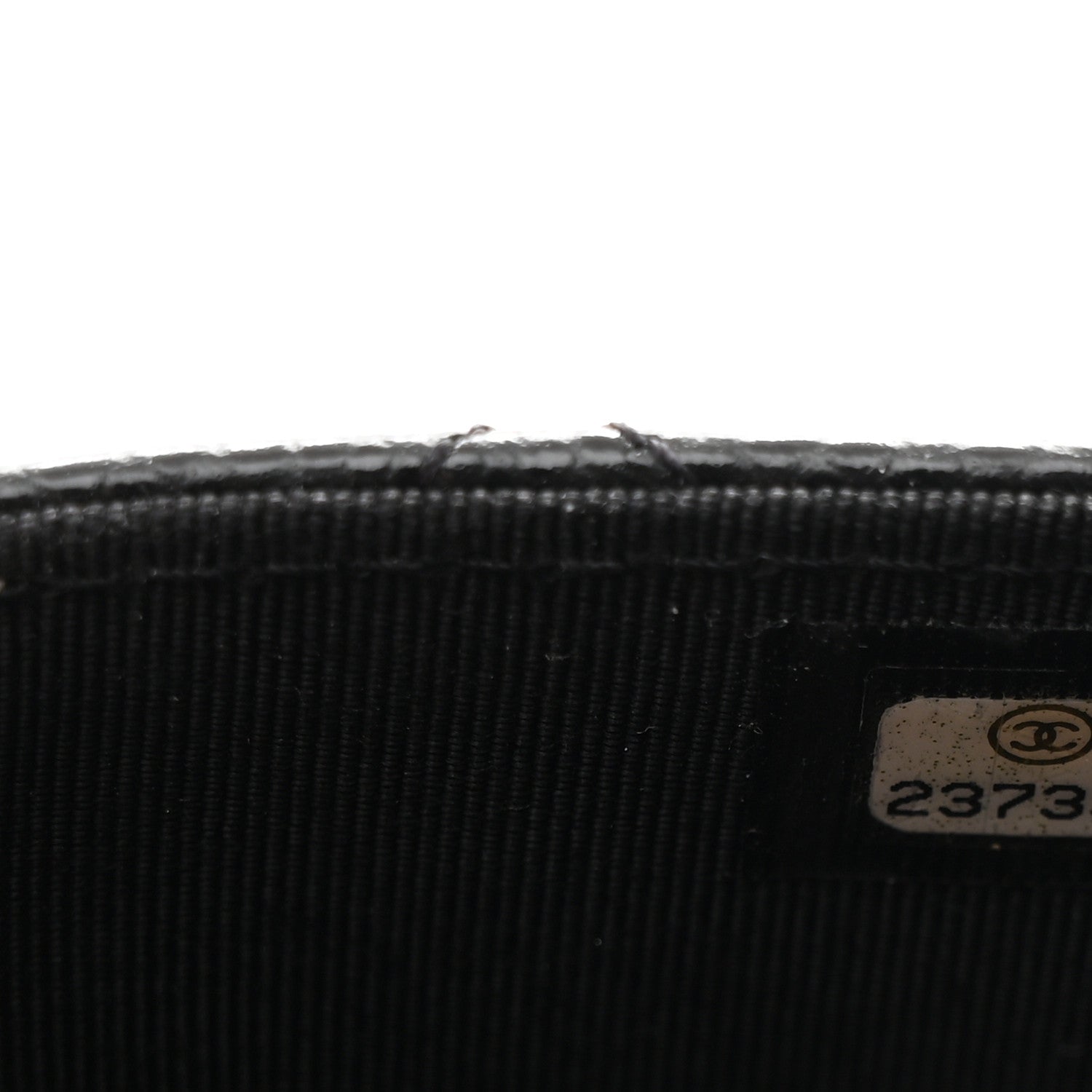 Caviar Quilted Flap Card Holder Wallet Black