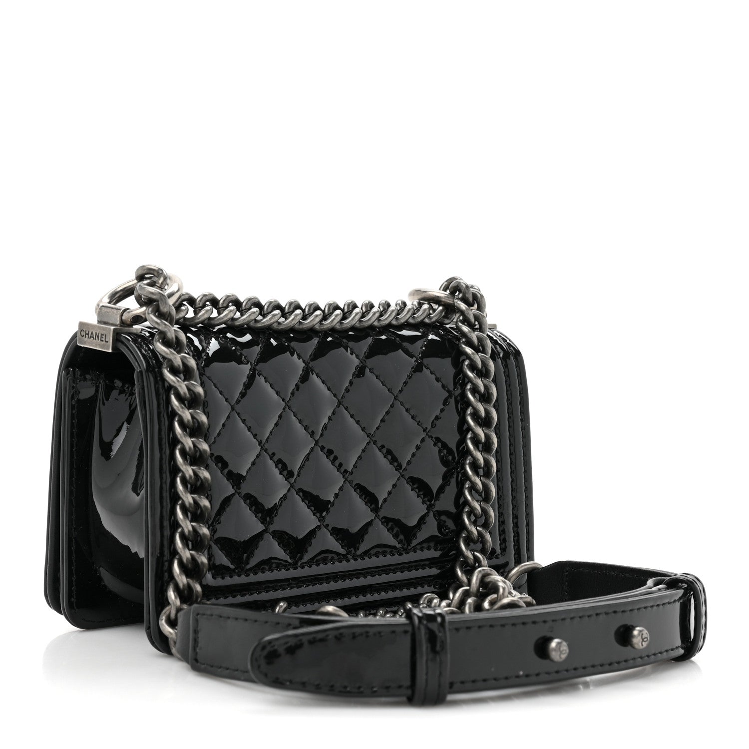 Lambskin Calfskin Tweed Success Story Set of 4 Minis Bags Black